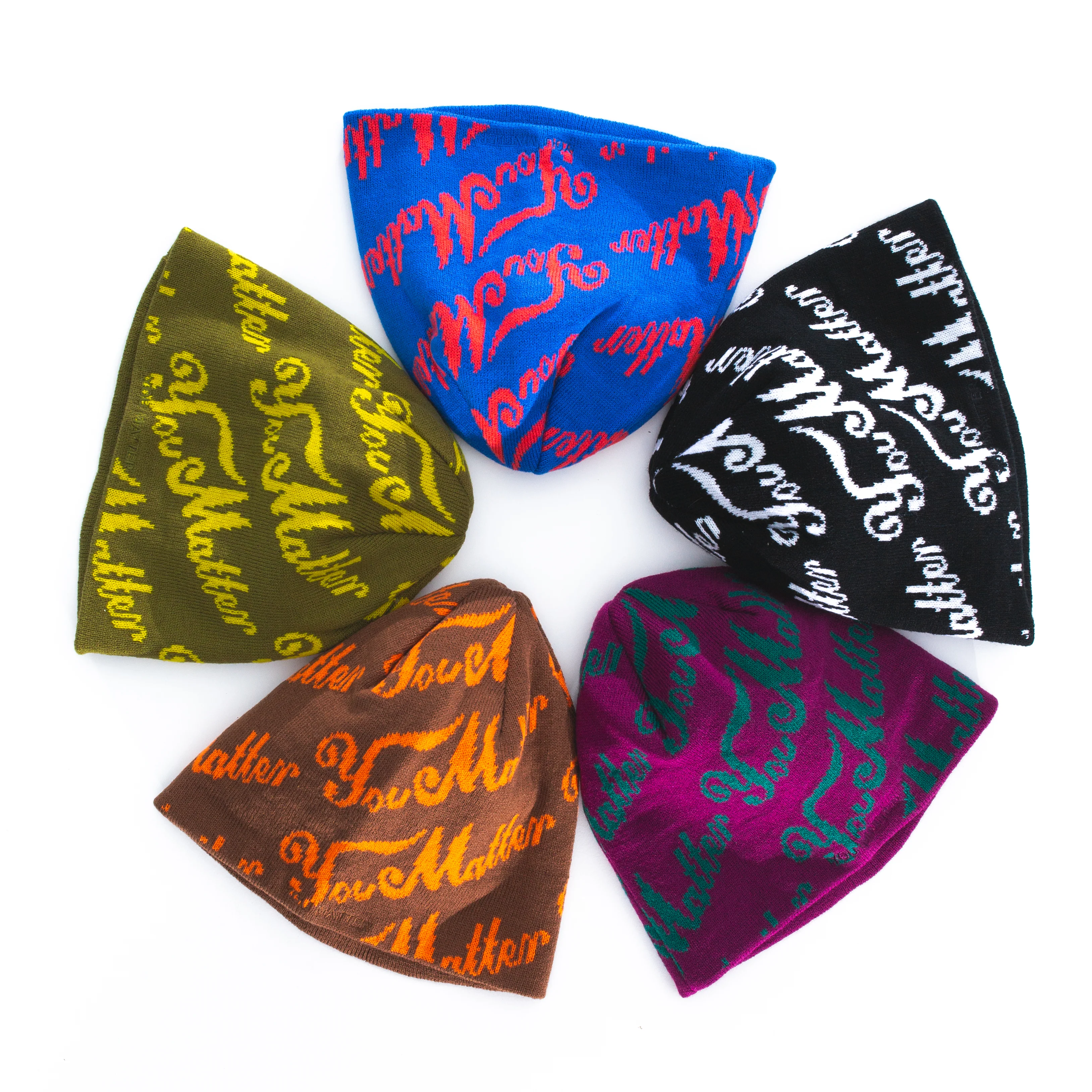 You Matter Beanie - Black/White - Image 3