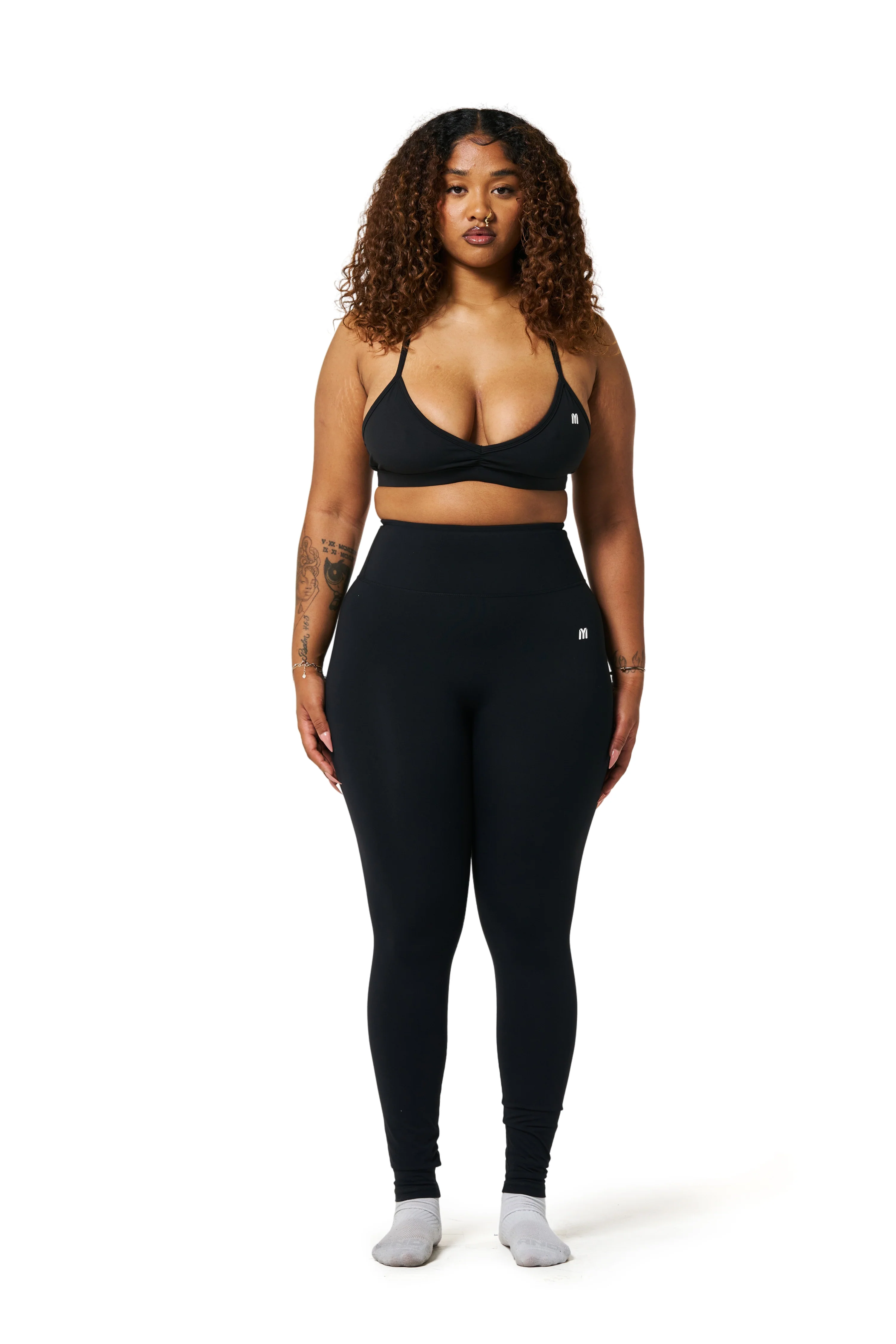 Everyday Halter Sports Bra - Black