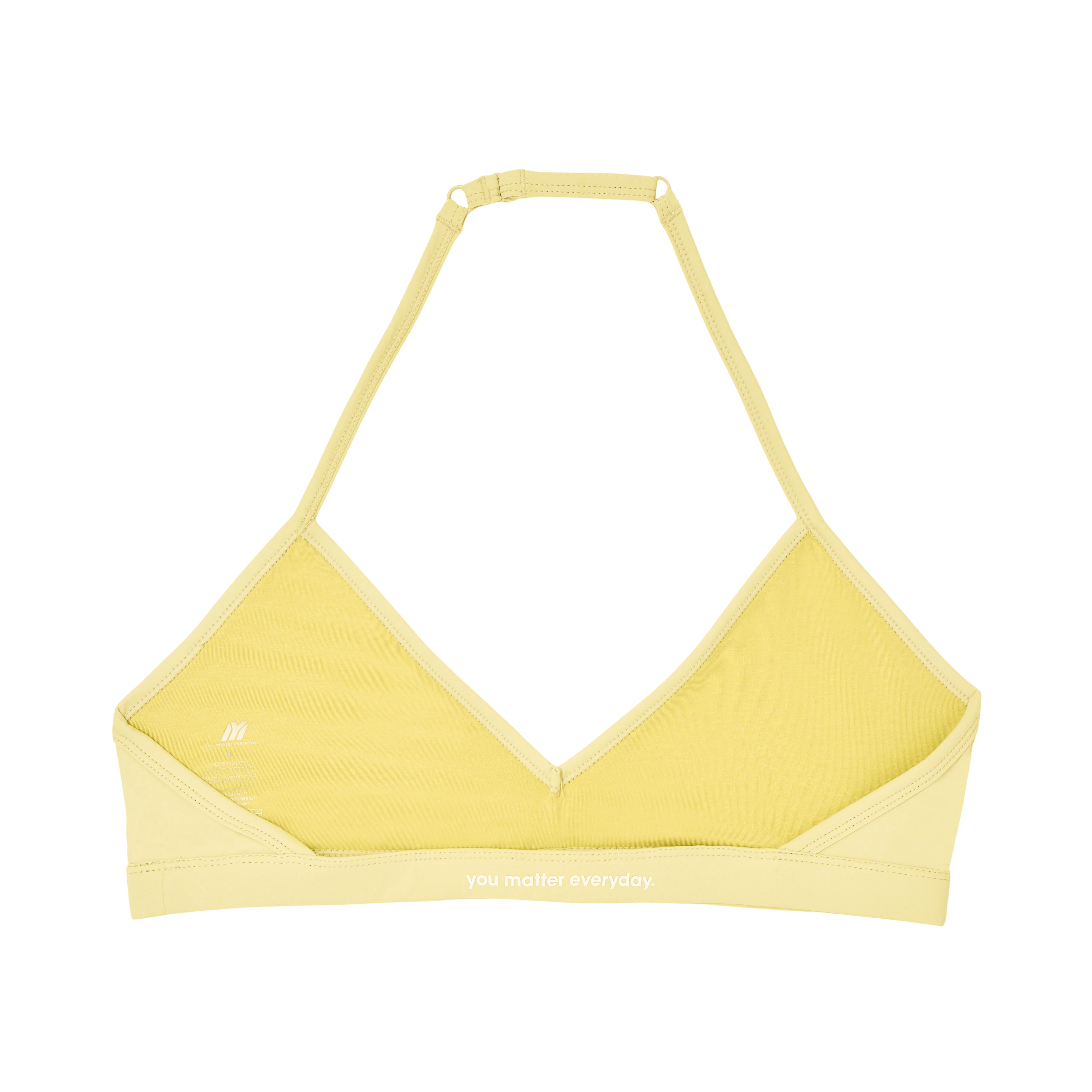 Everyday Halter Sports Bra - Buttercream - Image 3