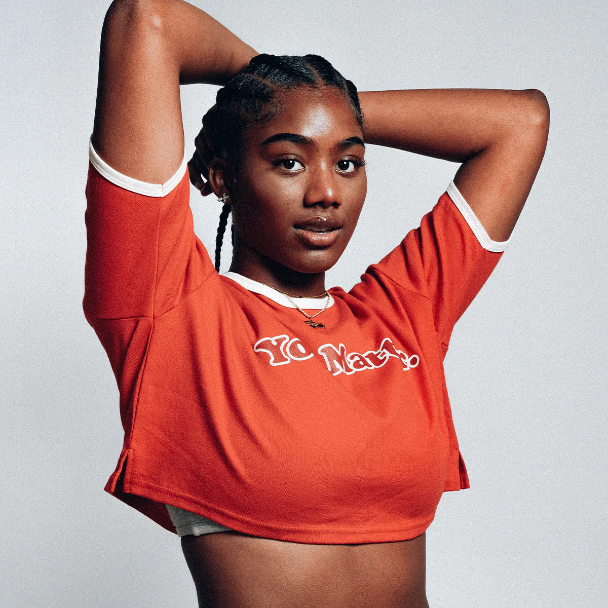 You Matter Crop Top - Red - Image 5