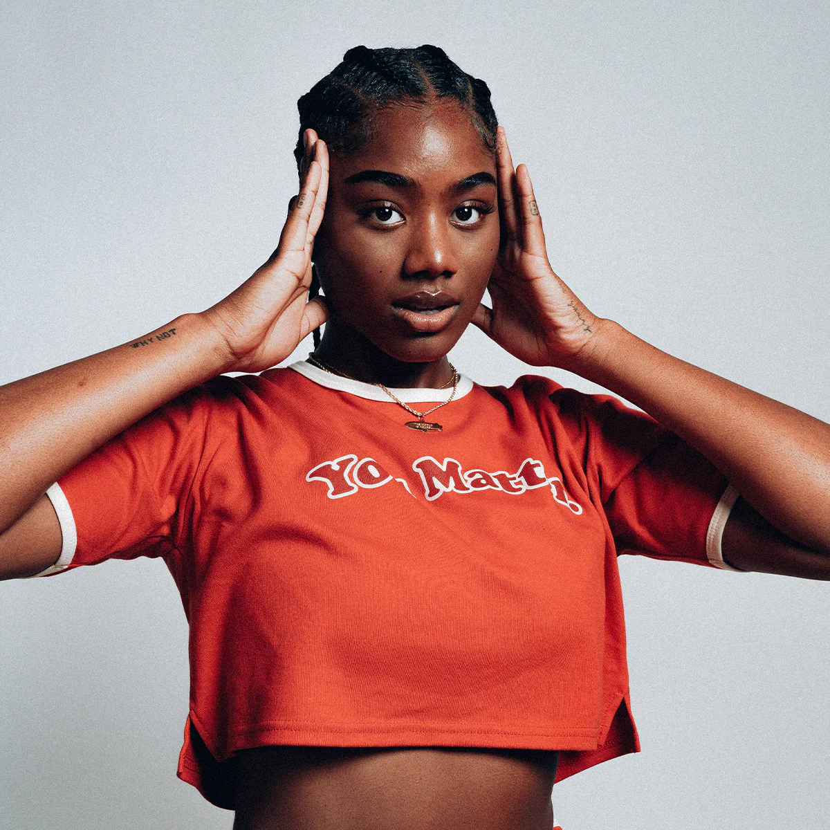 You Matter Crop Top - Red - Image 7