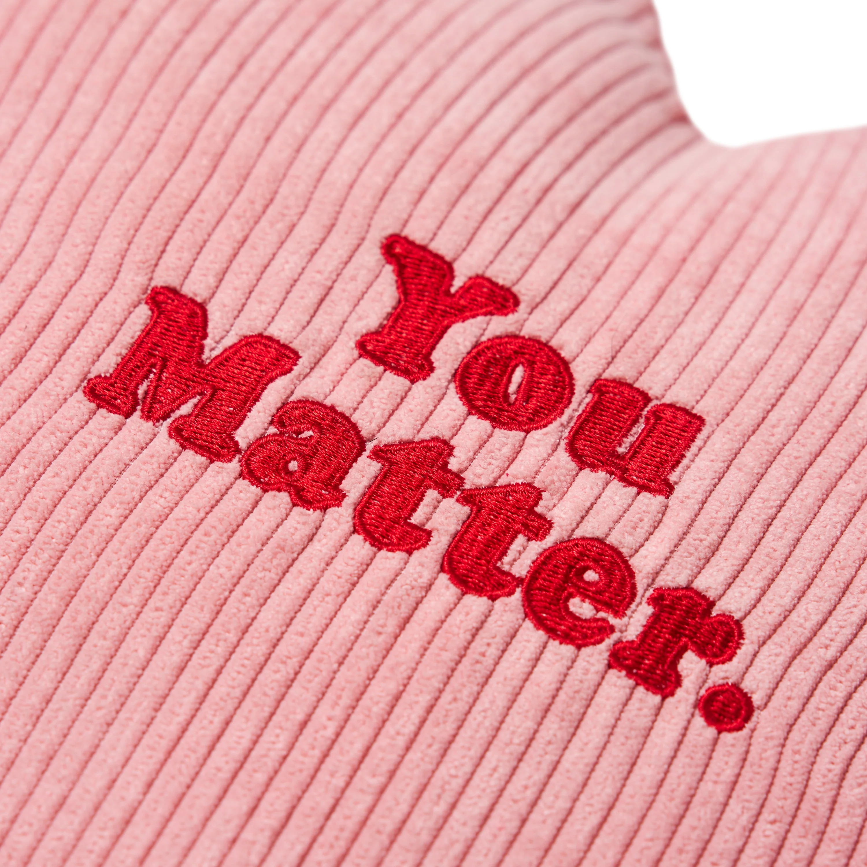 You Matter 12" Heart Pillow - Image 3
