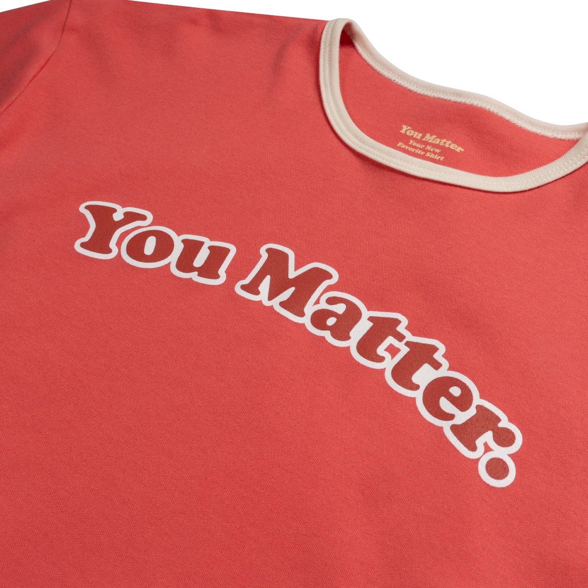 You Matter Blossom Red Crop Top - Image 3