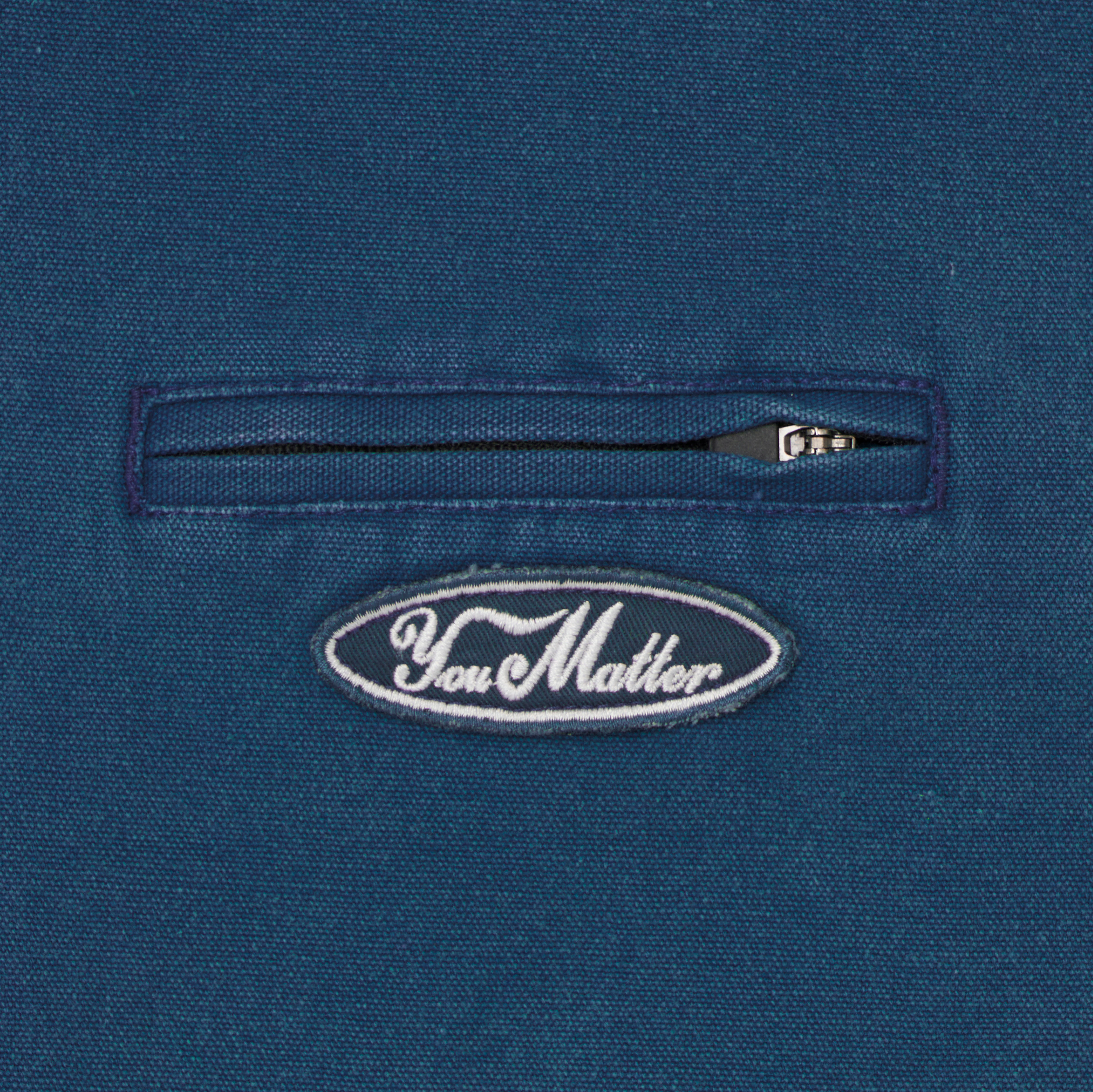 You Matter Blue Collar Jacket - Navy - Image 4