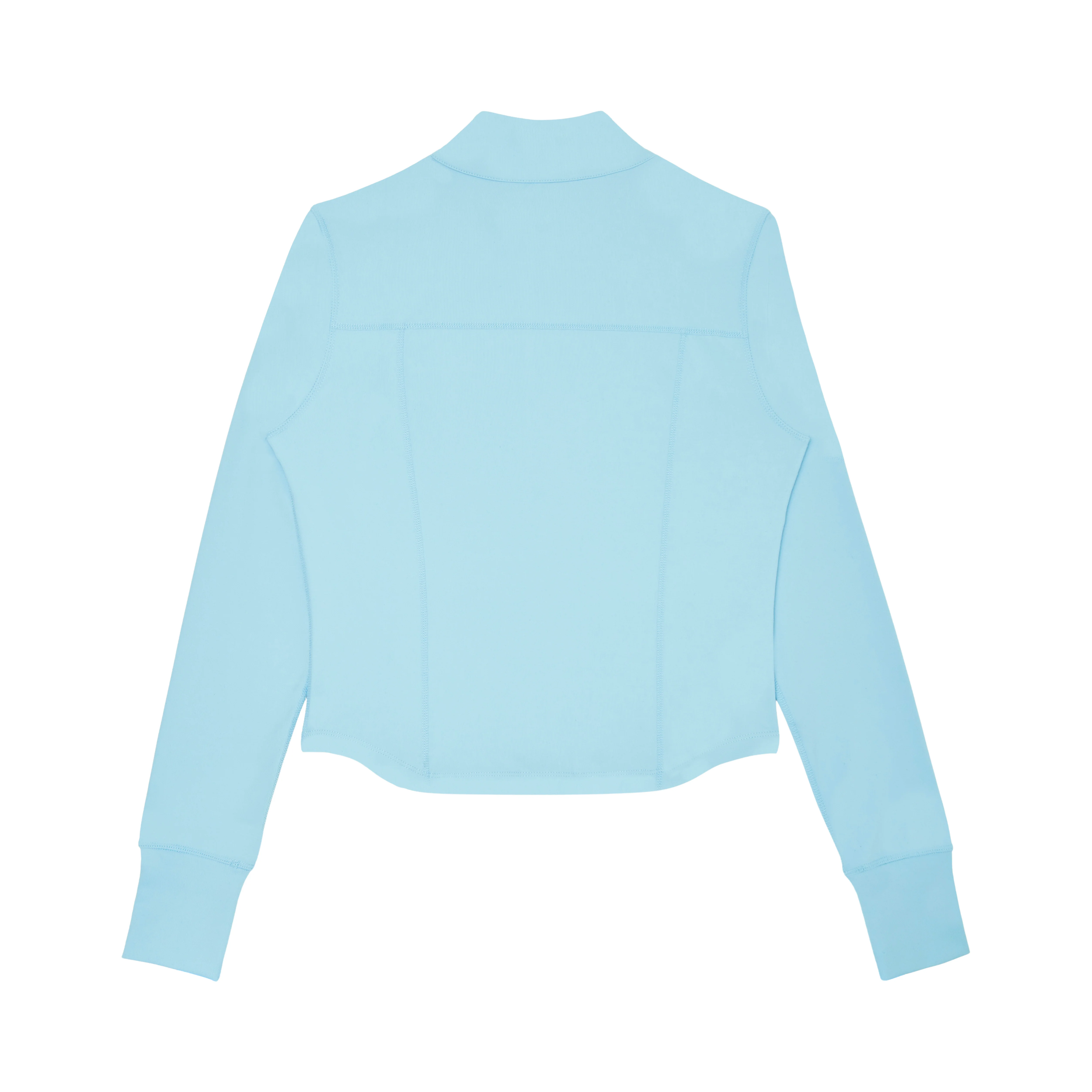 You Matter Everyday Active Zip Up Jacket - Baby Blue - Image 3
