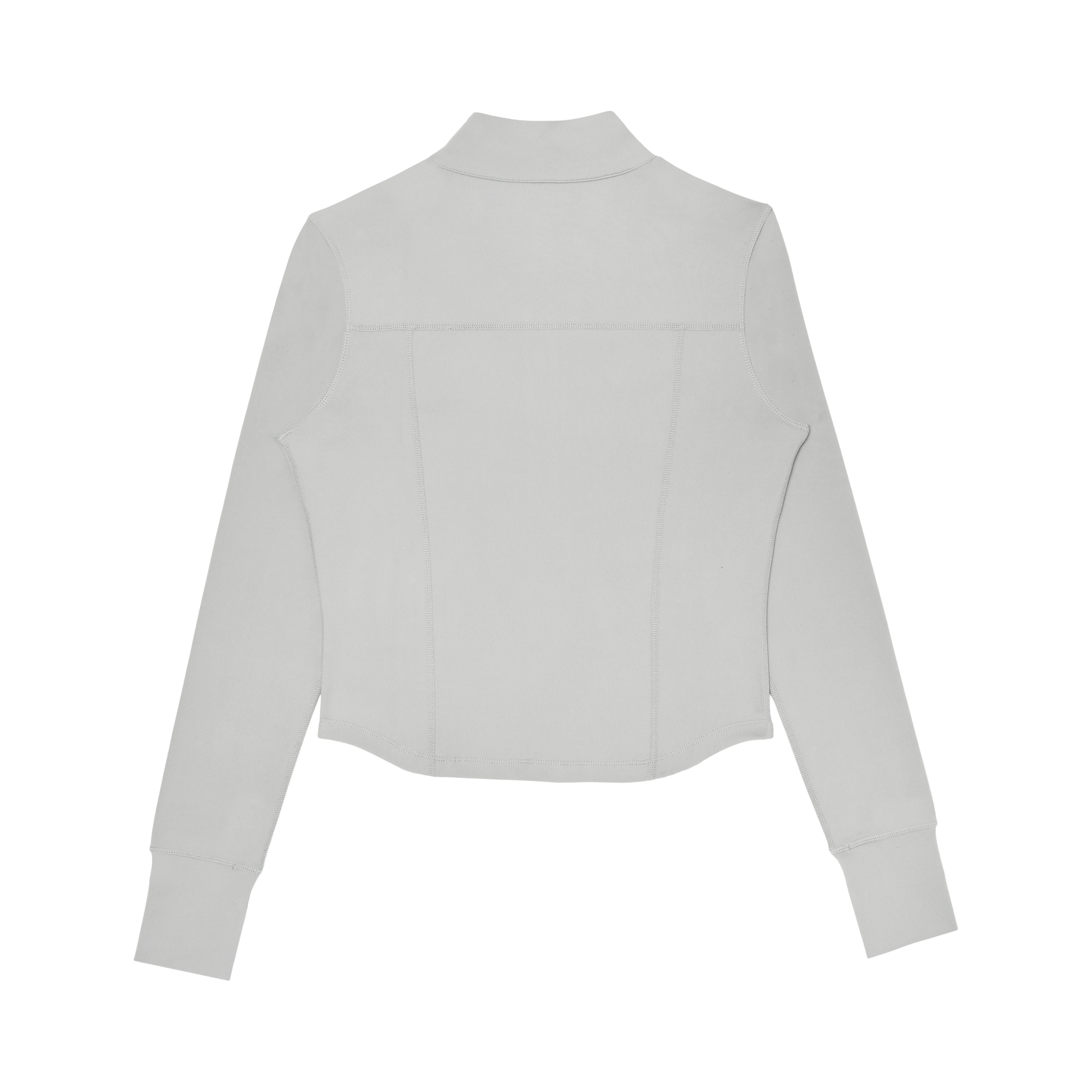 You Matter Everyday Active Zip Up Jacket - Ash Grey - Image 3