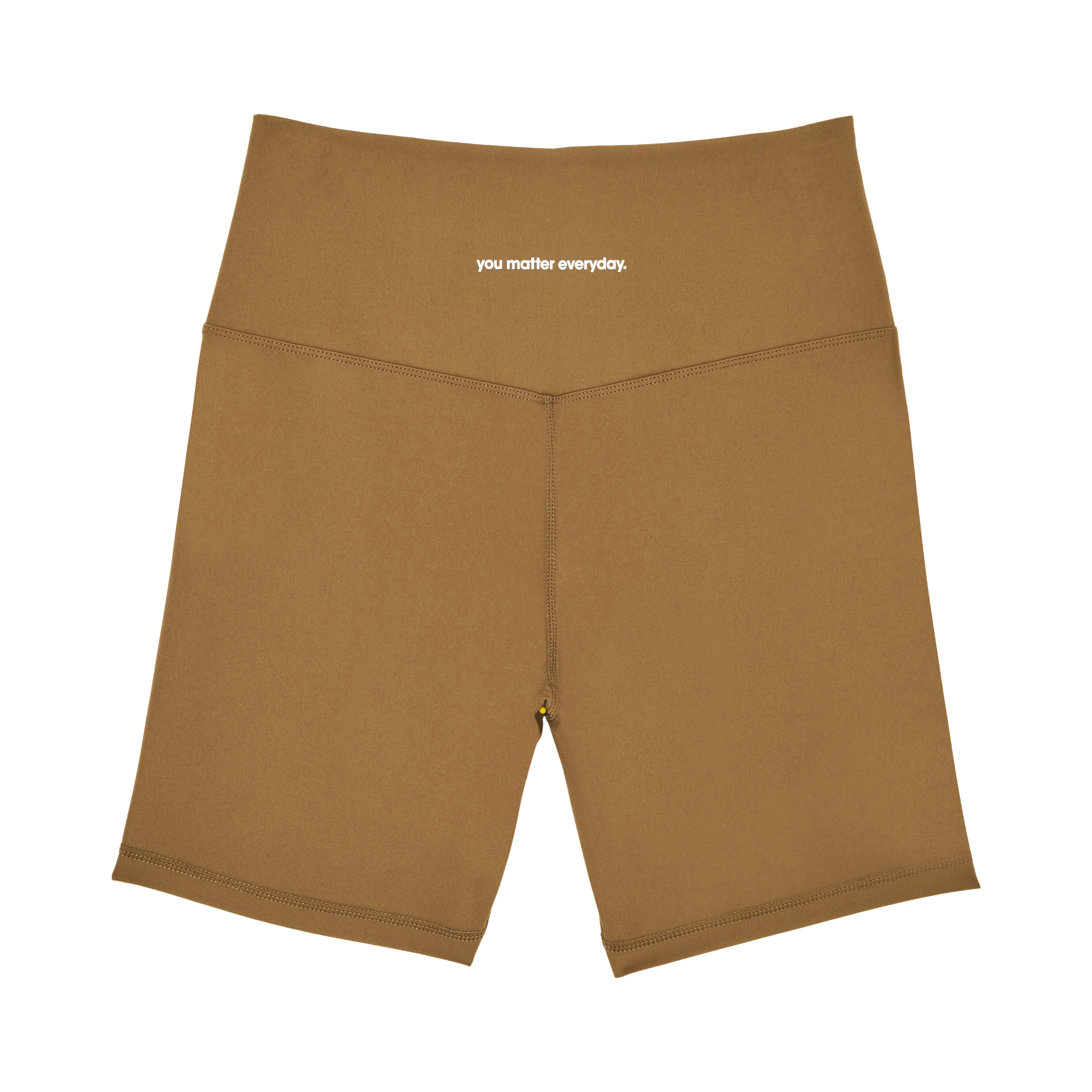 You Matter Everyday Biker Shorts - Brown - Image 3