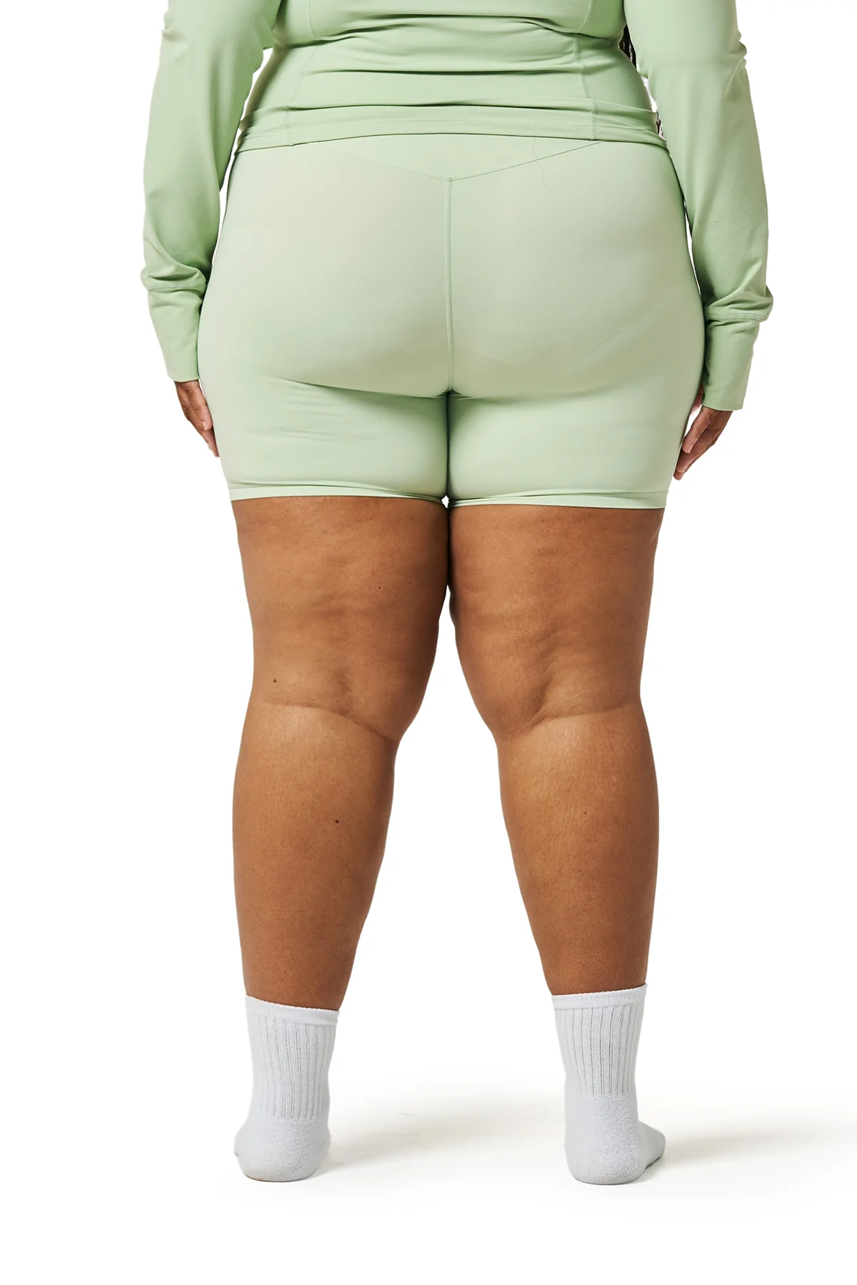 You Matter Everyday Biker Shorts - Sage Green