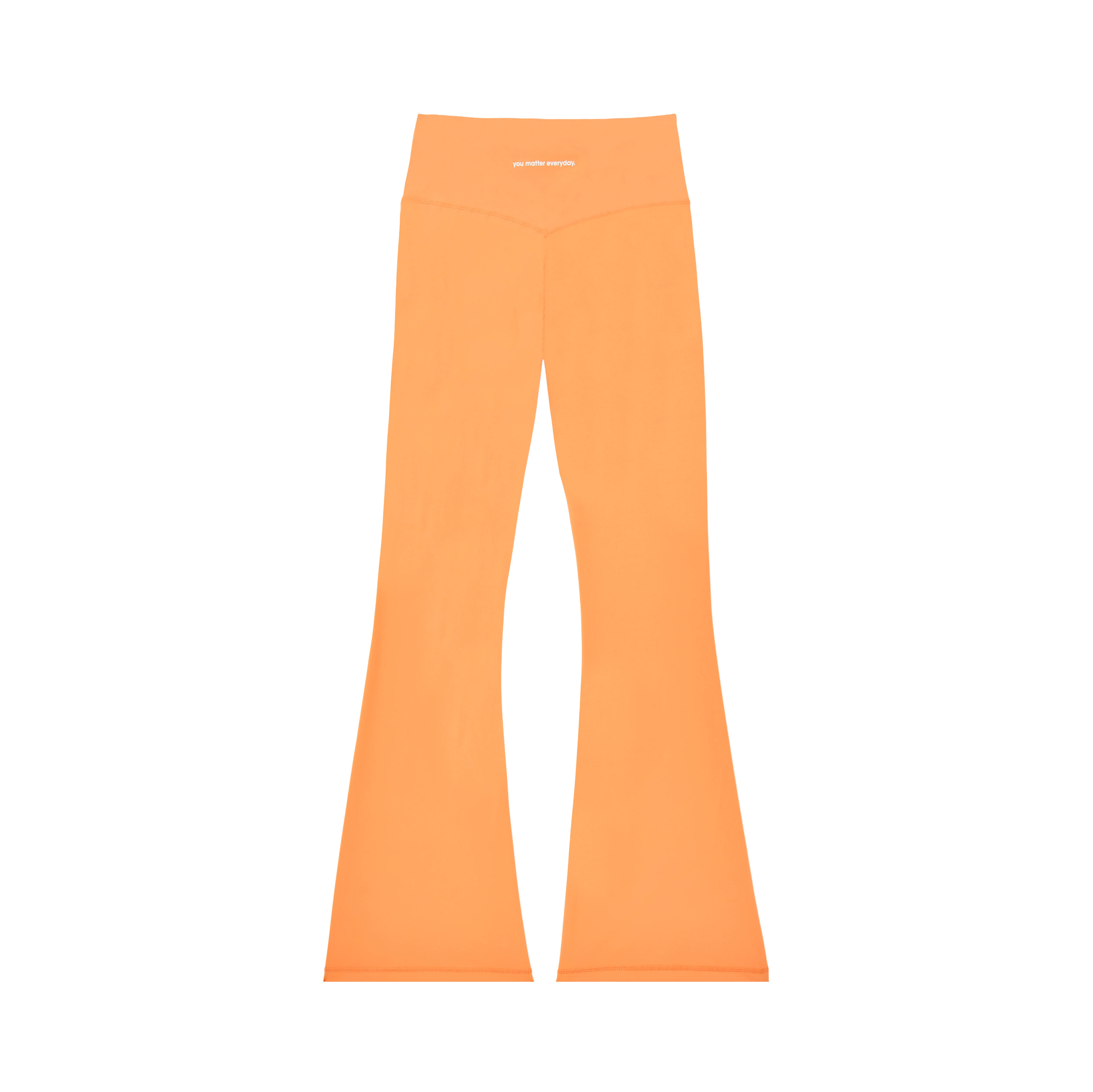 You Matter Everyday Flare Yoga Pants - Georgia Peach - Image 3