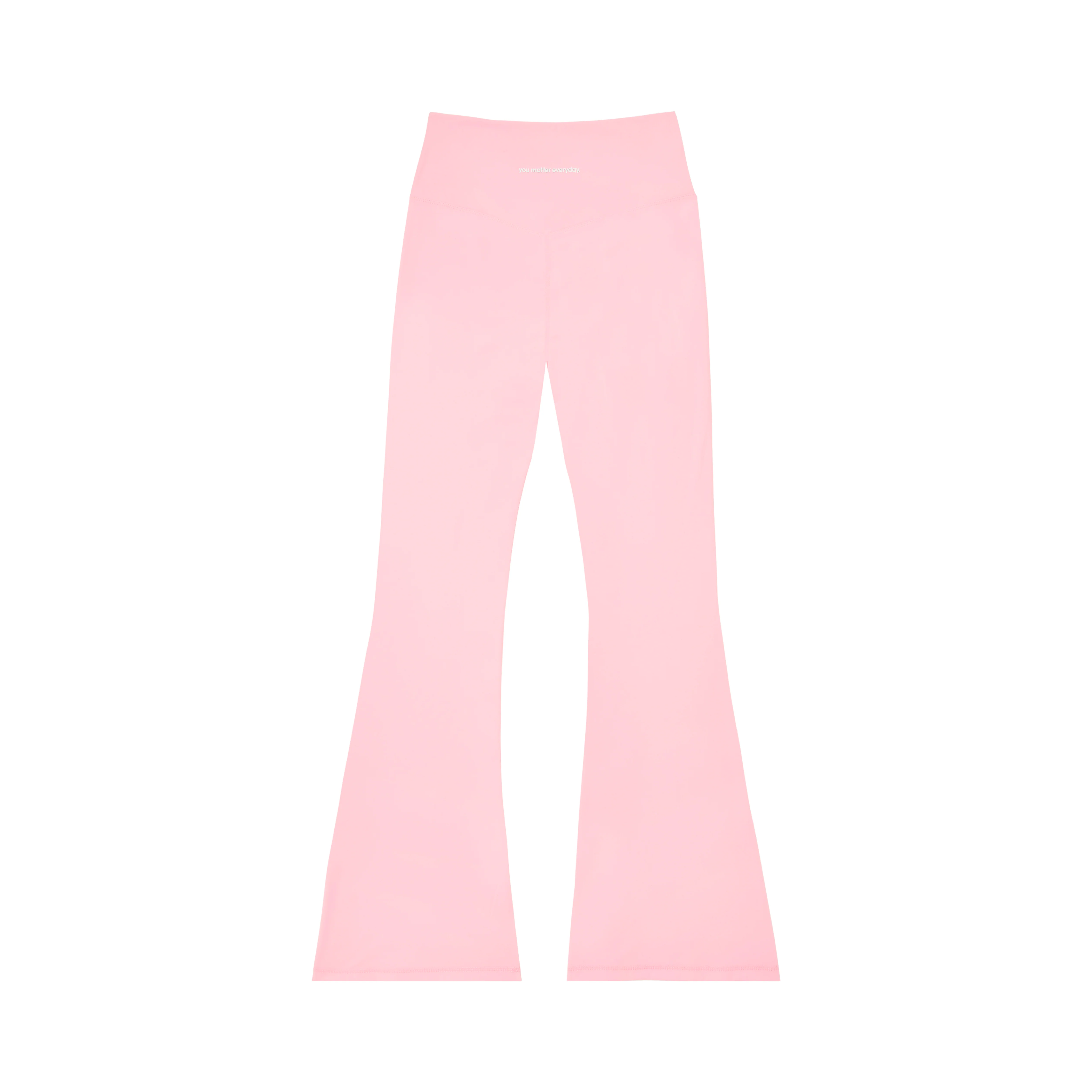 You Matter Everyday Flare Yoga Pants - Pink - Image 3