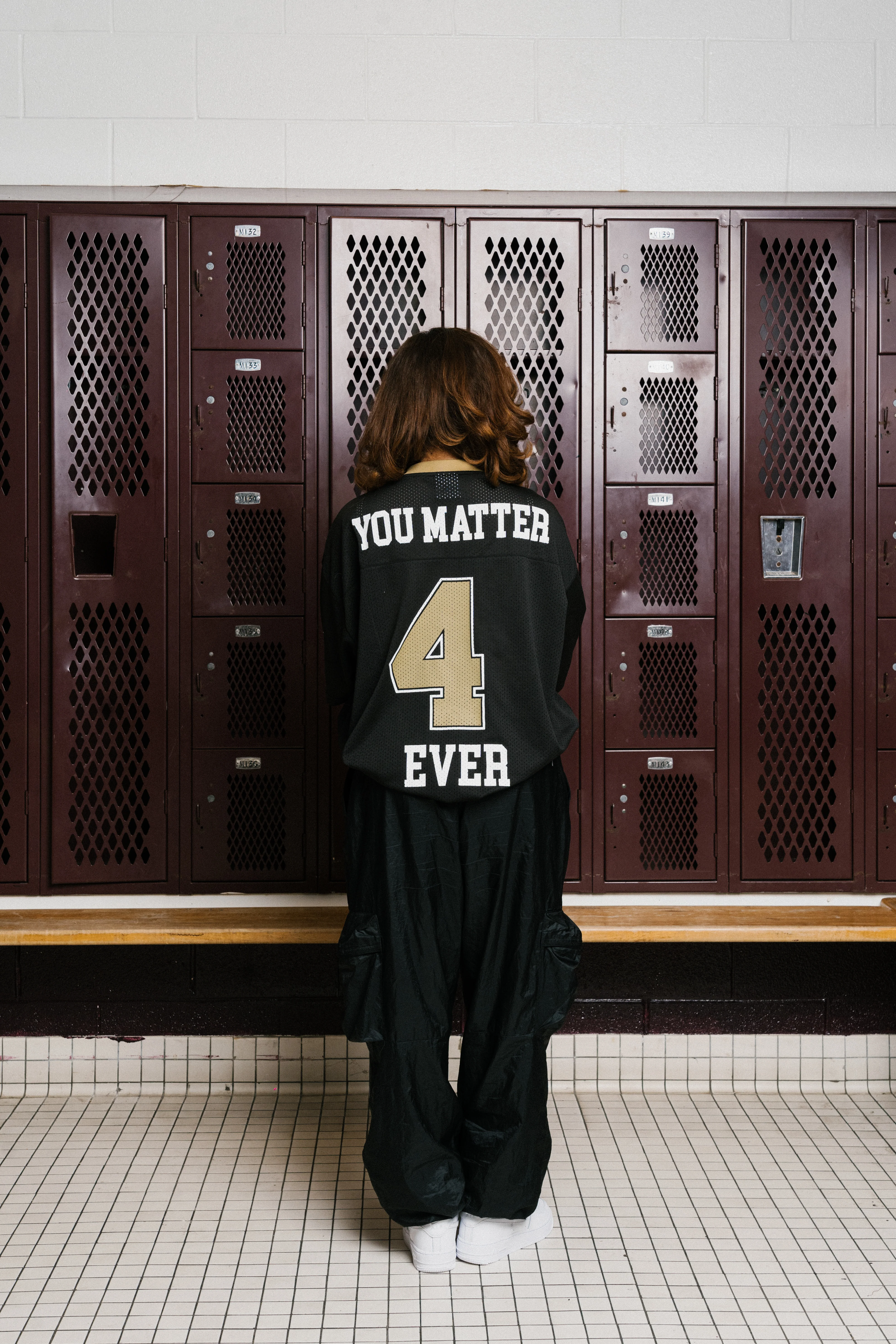 You Matter Football Jersey - Black / Gold - Image 13