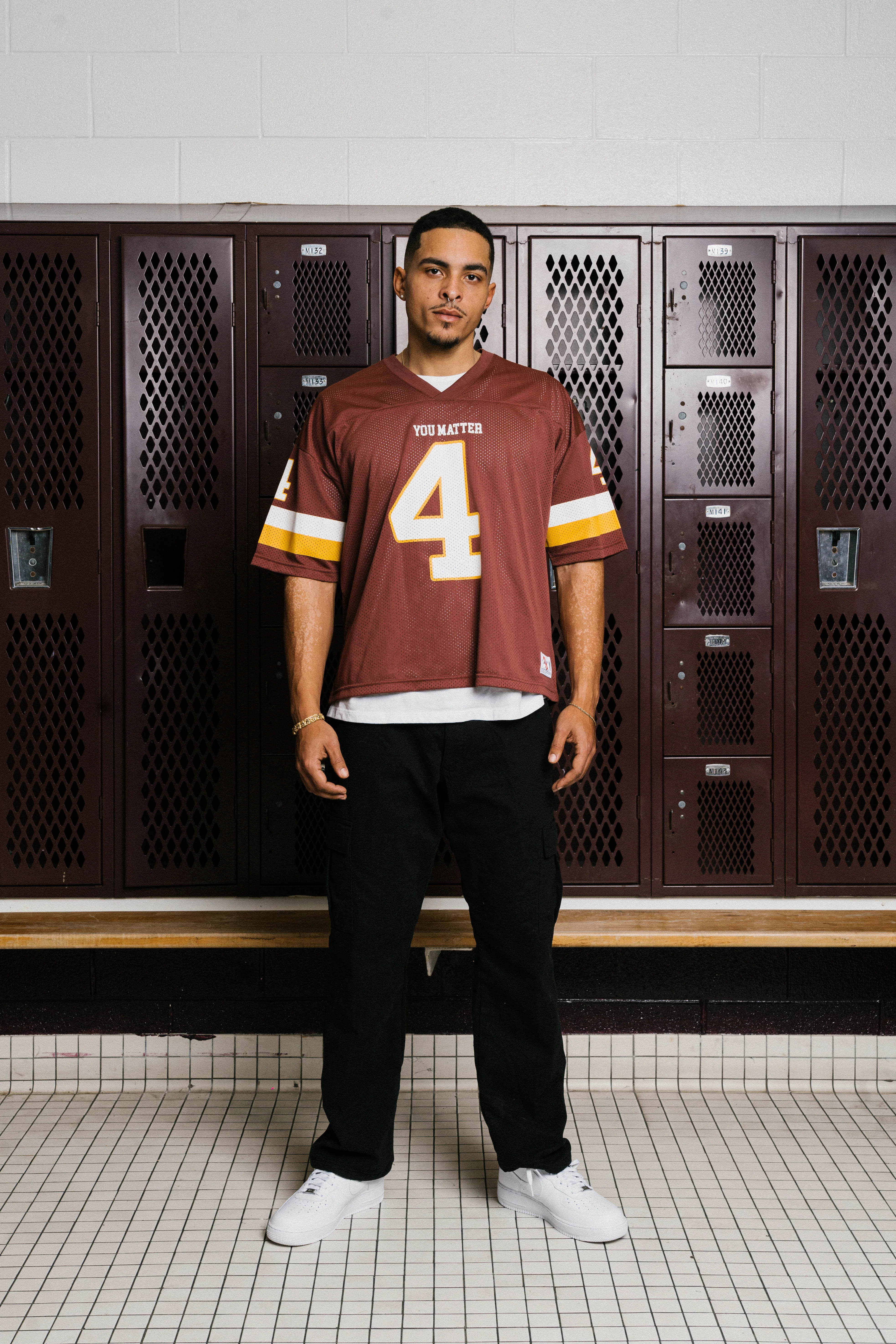 You Matter Football Jersey - Maroon - Image 11
