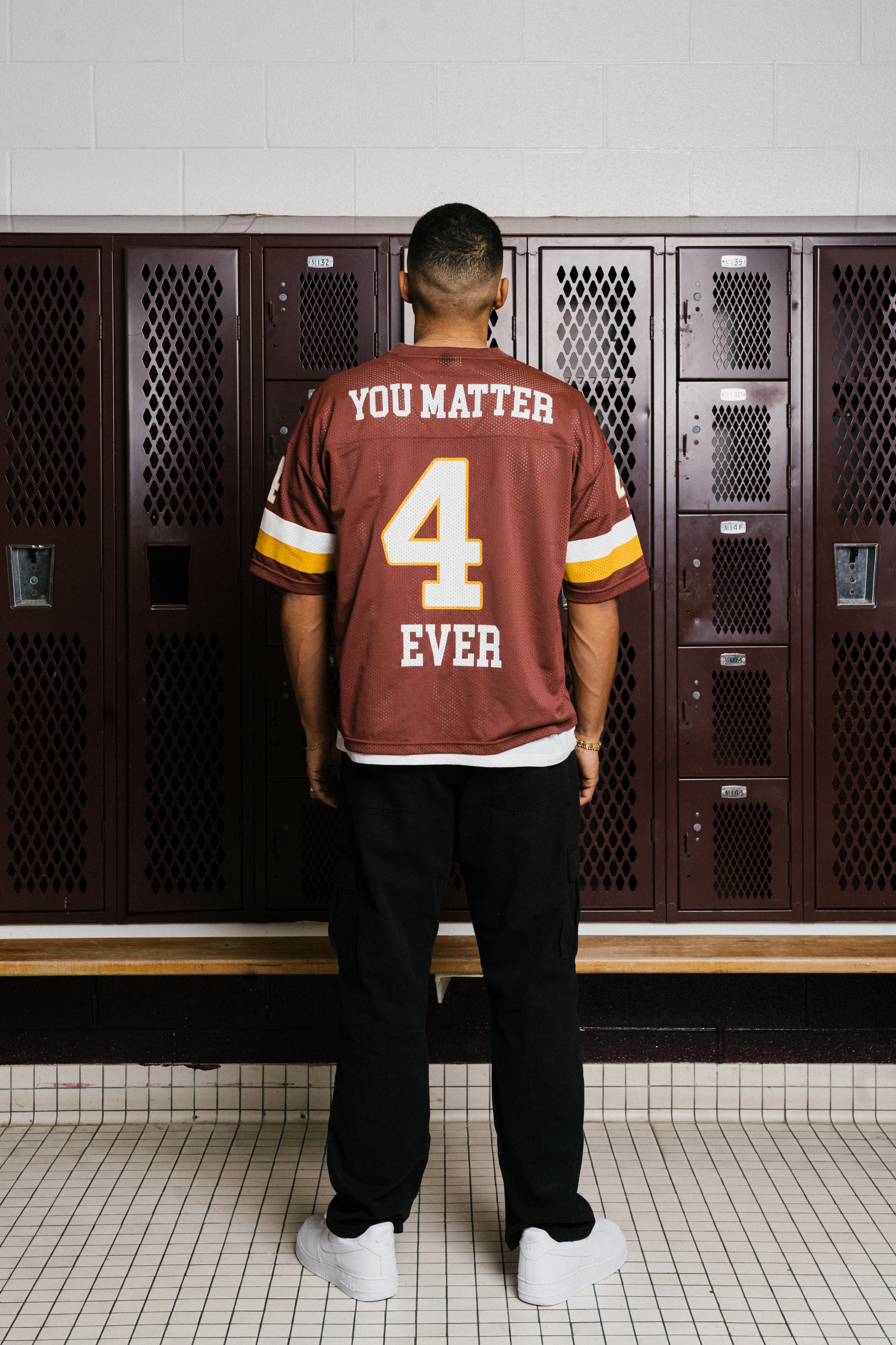 You Matter Football Jersey - Maroon - Image 12