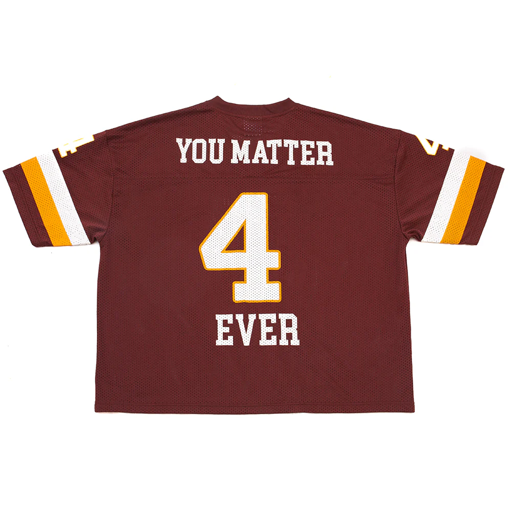 You Matter Football Jersey - Maroon - Image 3