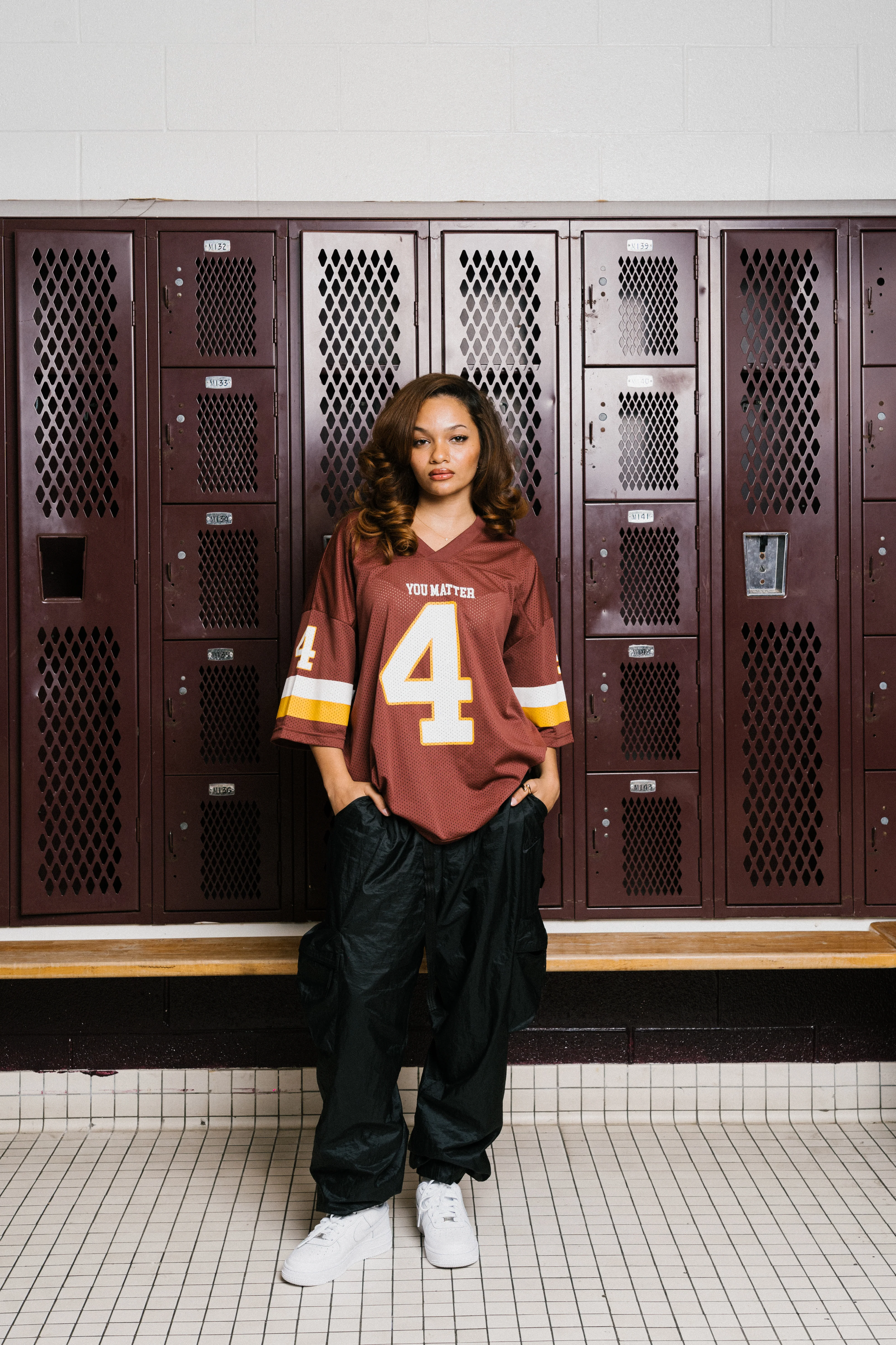 You Matter Football Jersey - Maroon - Image 7