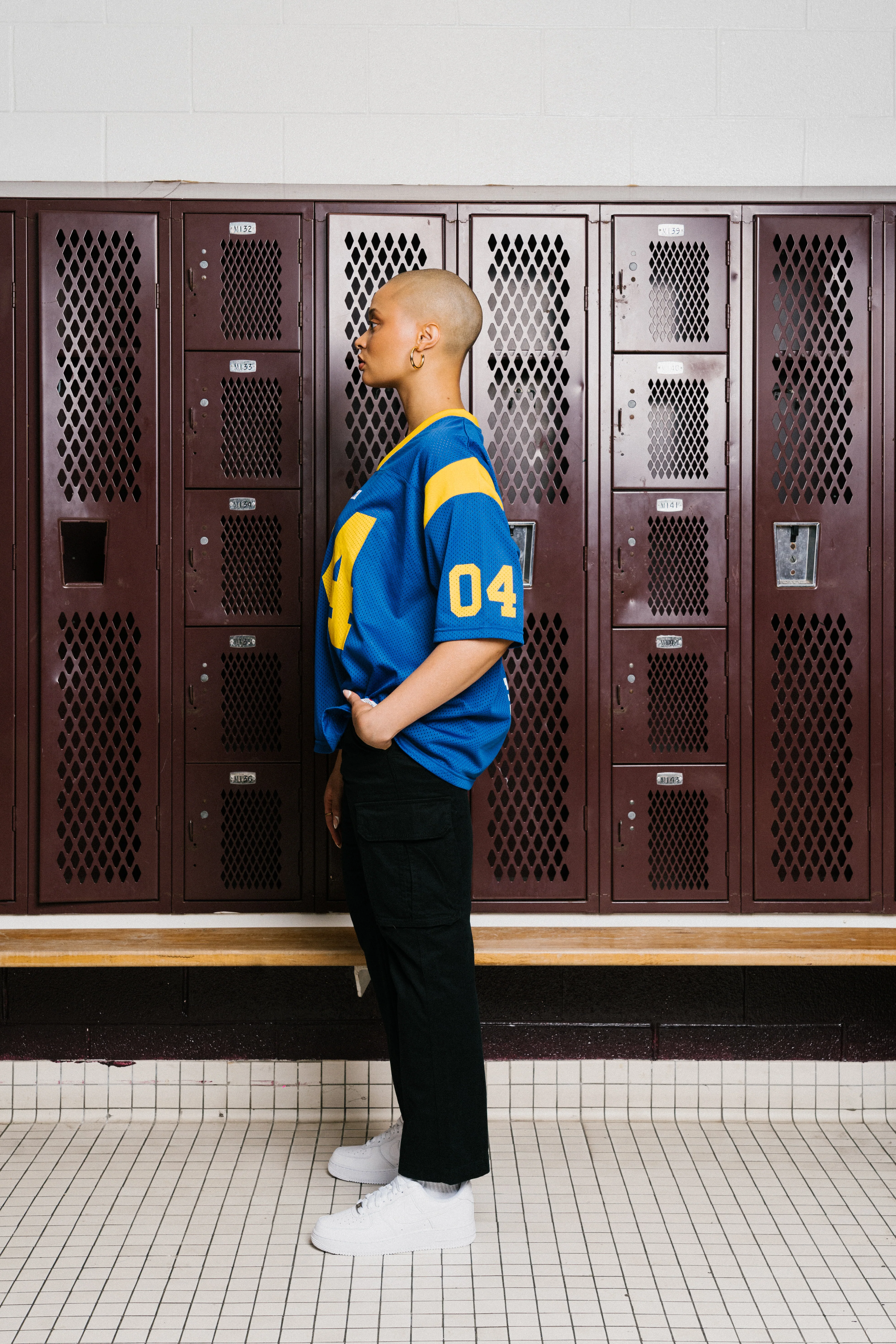 You Matter Football Jersey - Blue & Gold - Image 9