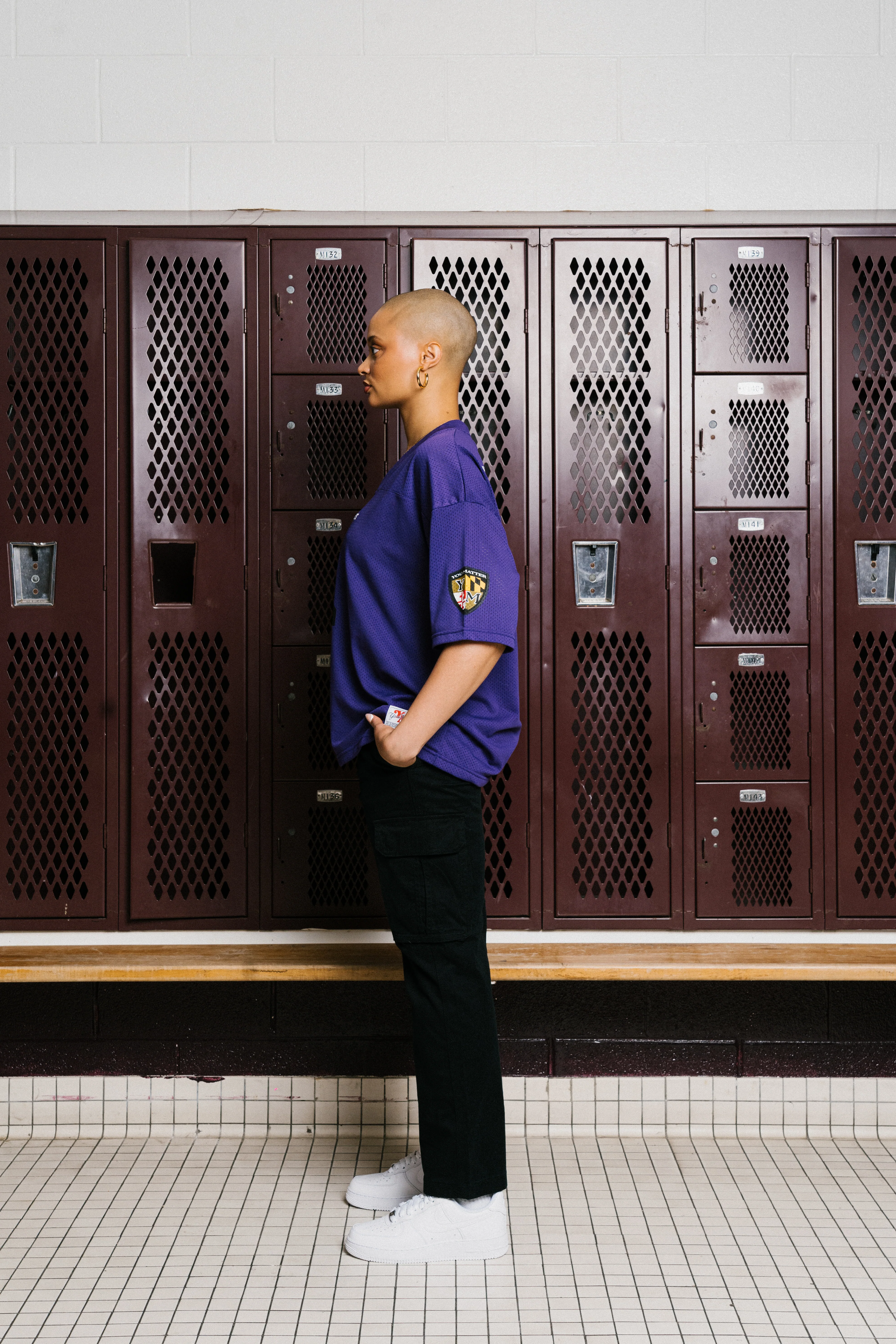 You Matter Football Jersey - Dark Purple - Image 11