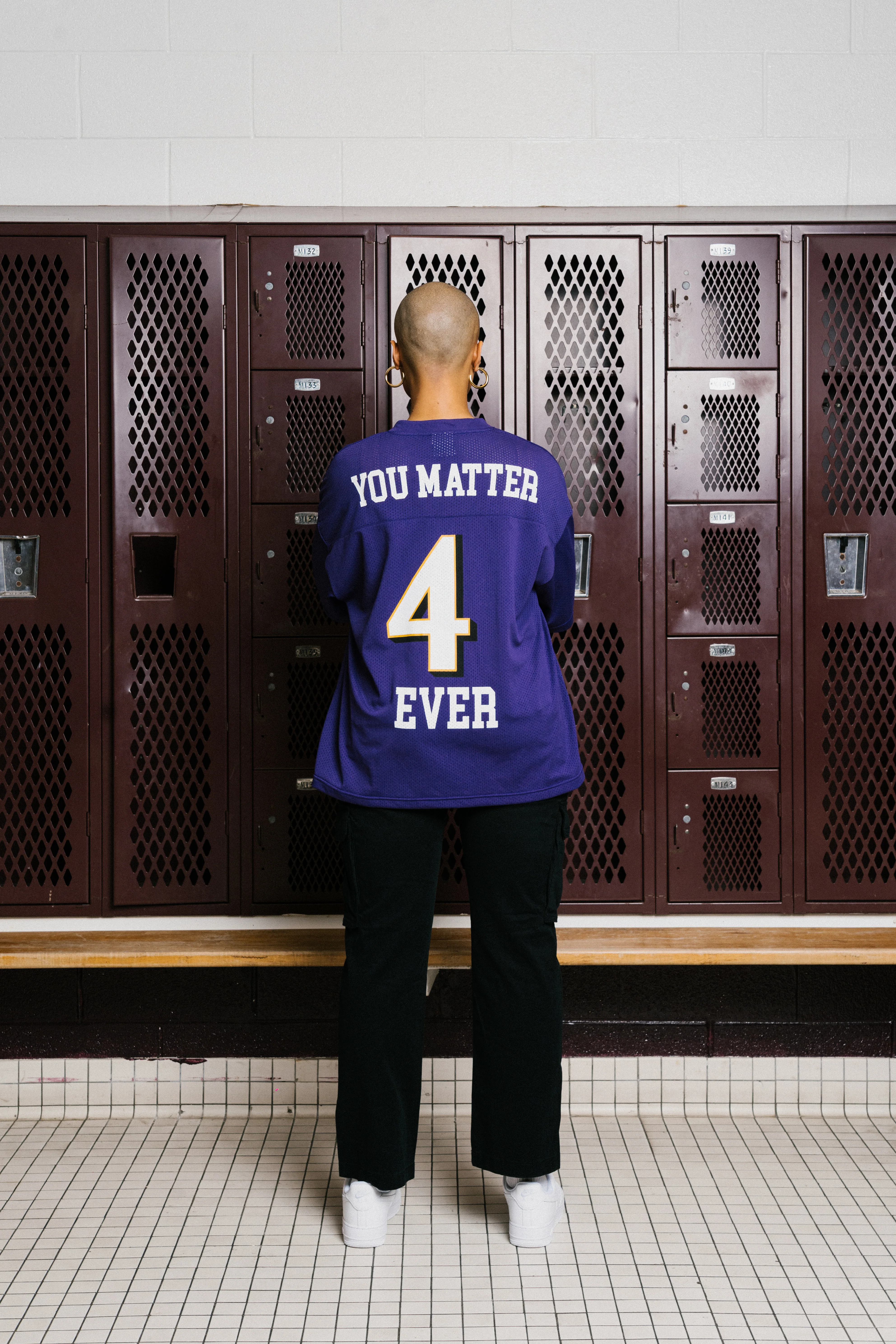 You Matter Football Jersey - Dark Purple - Image 13
