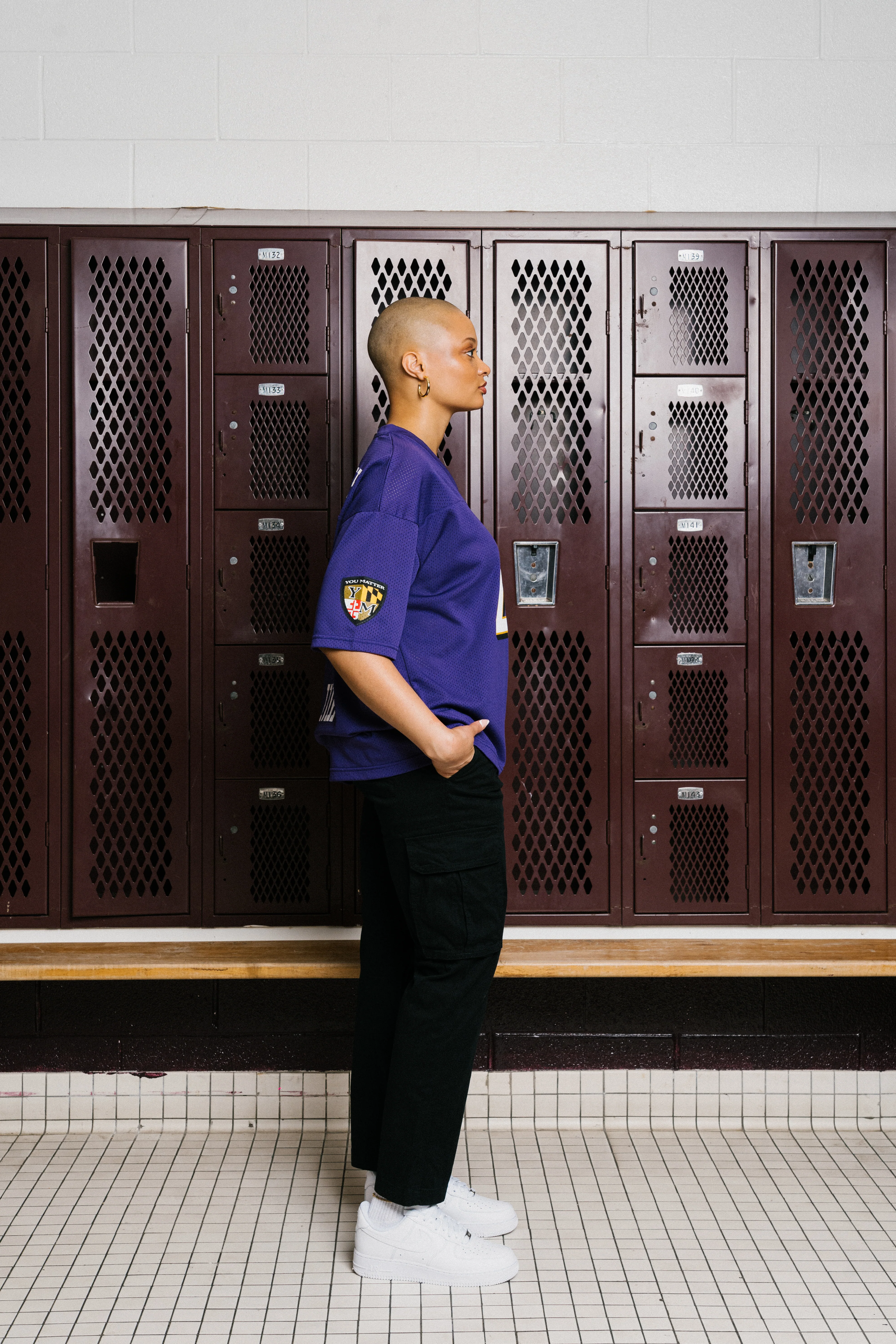 You Matter Football Jersey - Dark Purple - Image 14