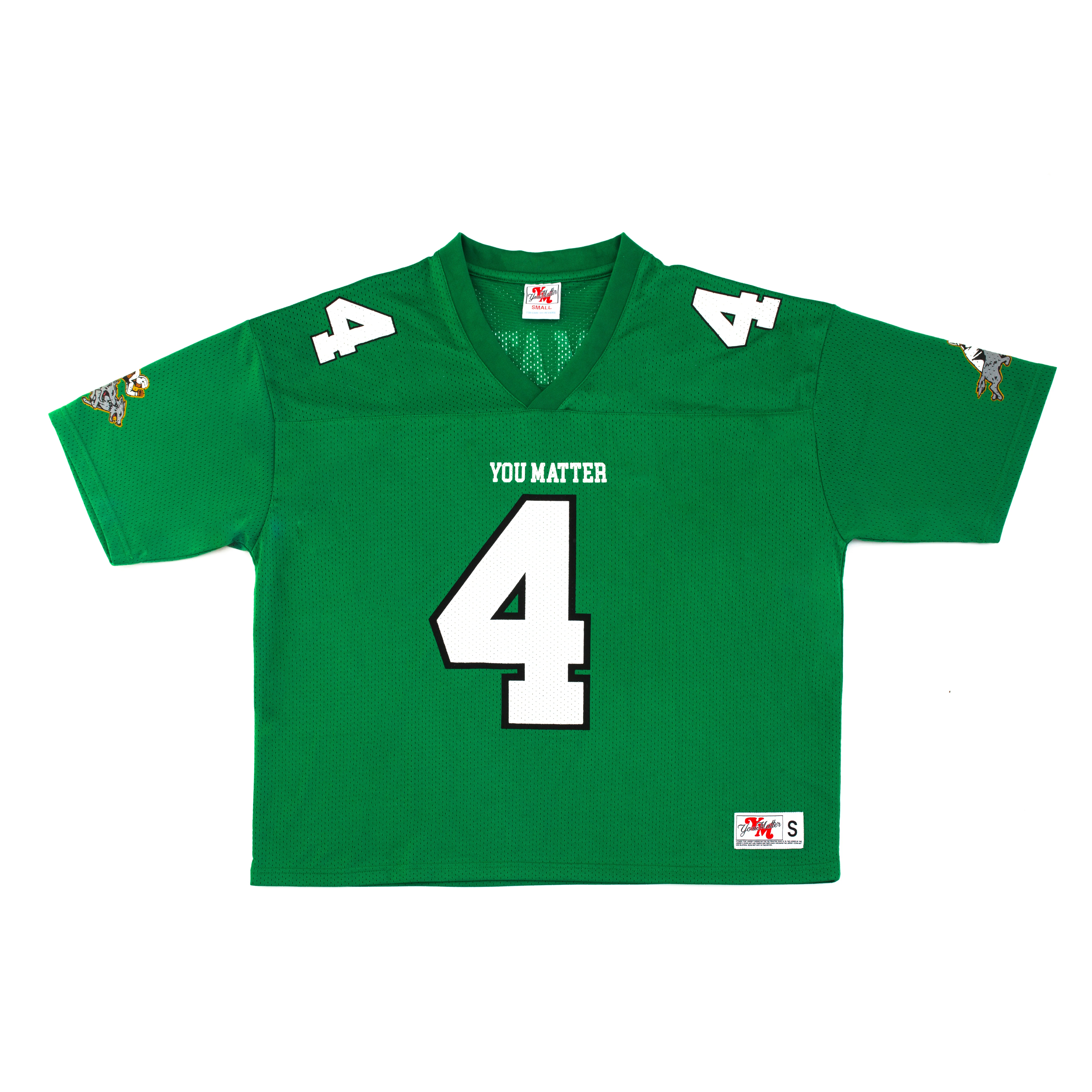 You Matter Football Jersey - Kelly Green - Image 2