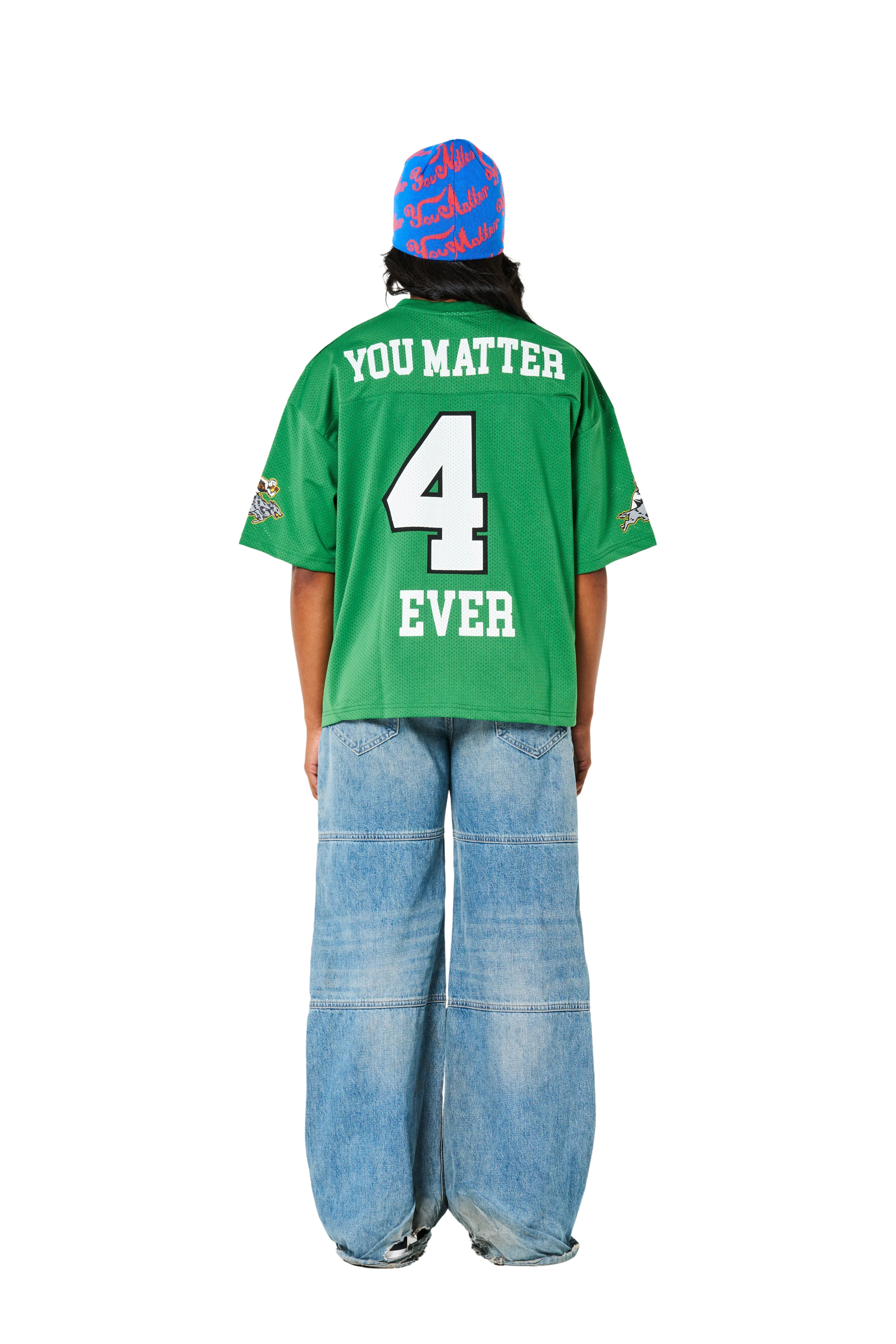 You Matter Football Jersey - Kelly Green - Image 7