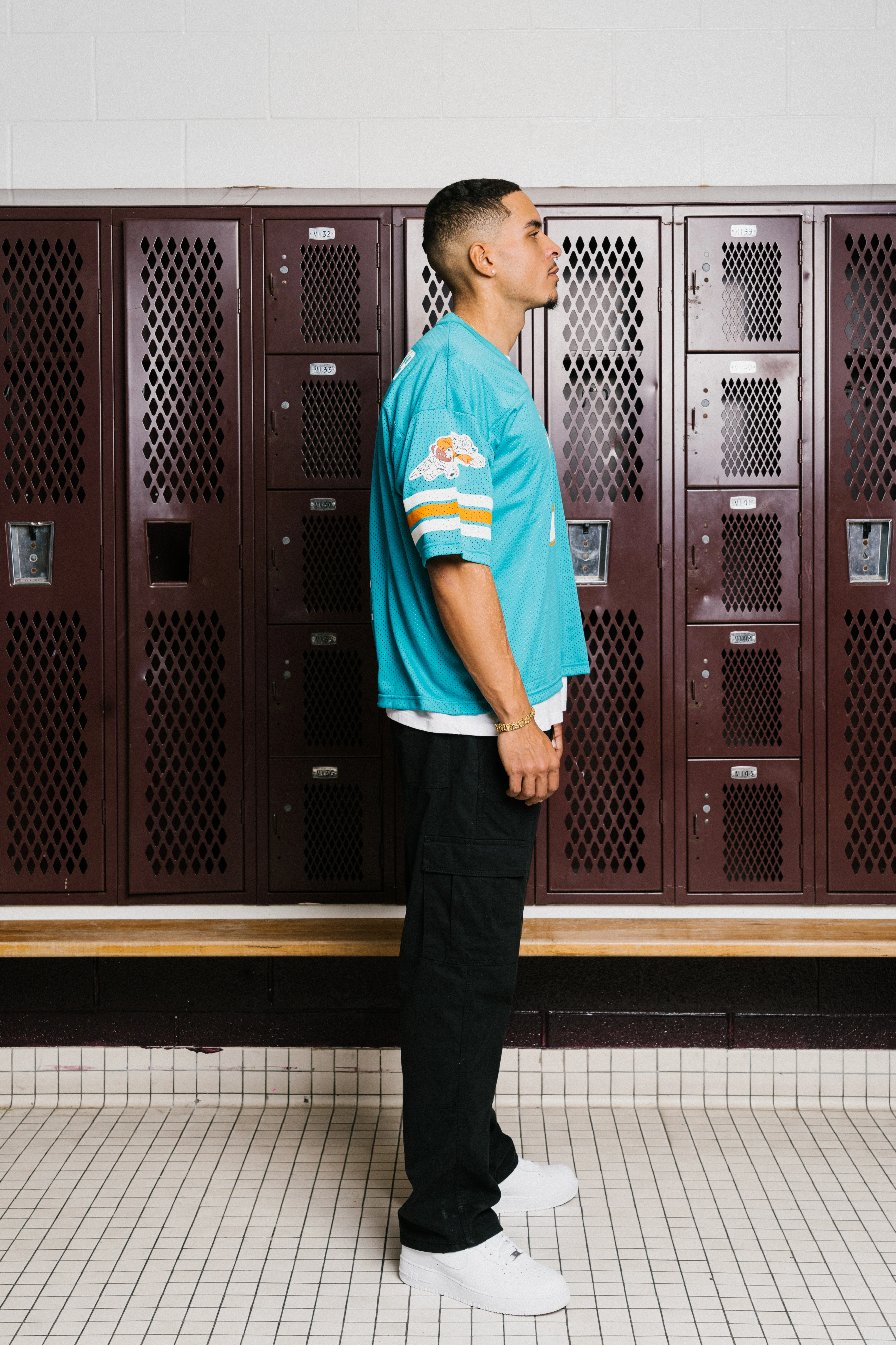 You Matter Football Jersey - Teal - Image 15