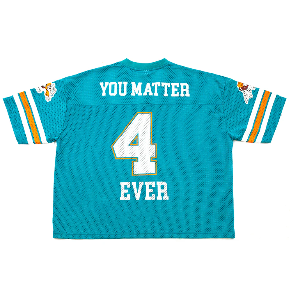 You Matter Football Jersey - Teal - Image 3
