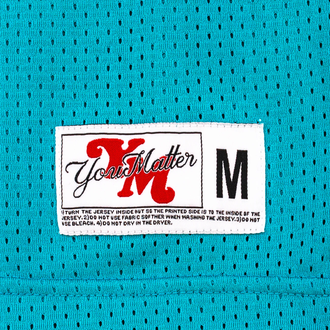 You Matter Football Jersey - Teal - Image 7