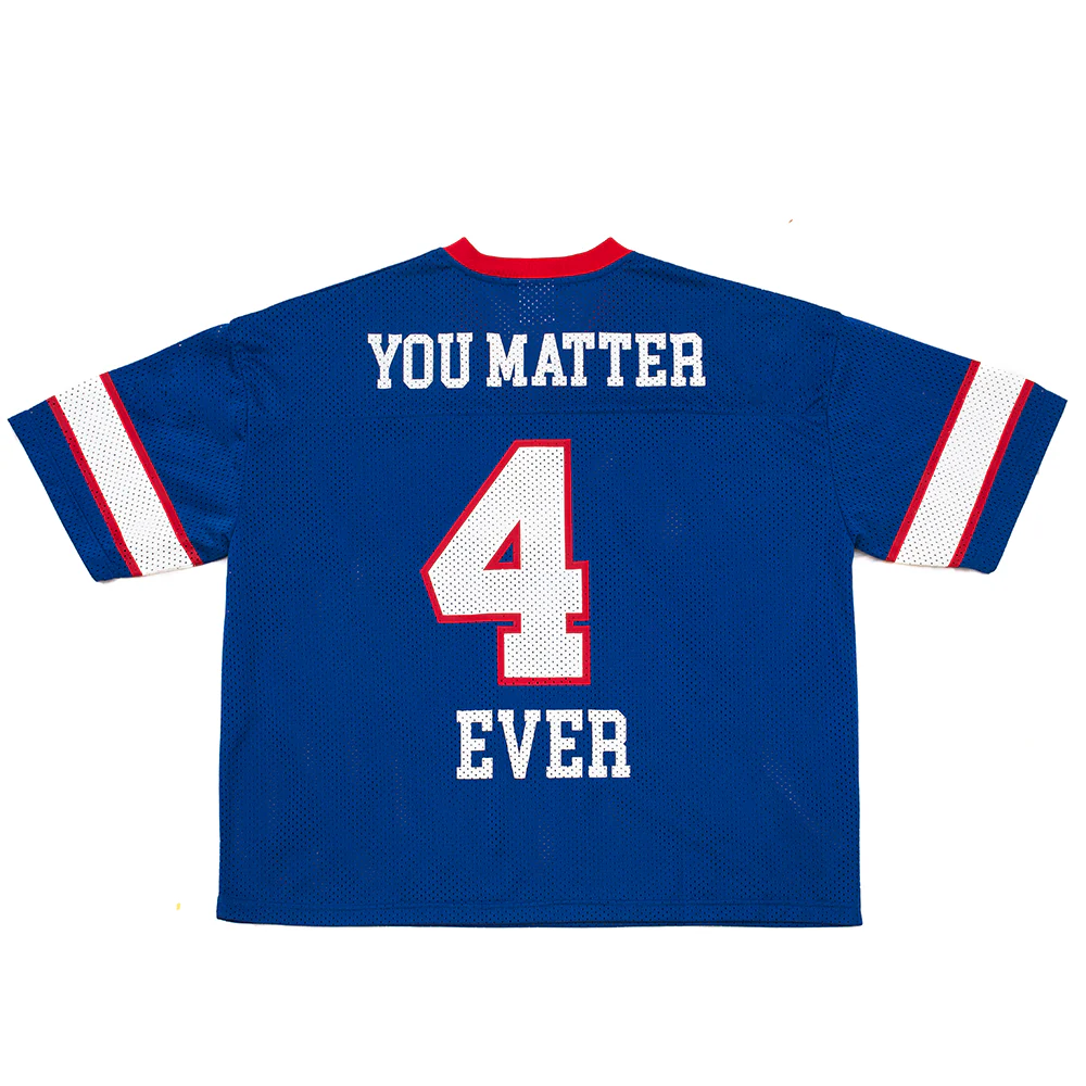You Matter Football Jersey - New York Royal Blue - Image 3