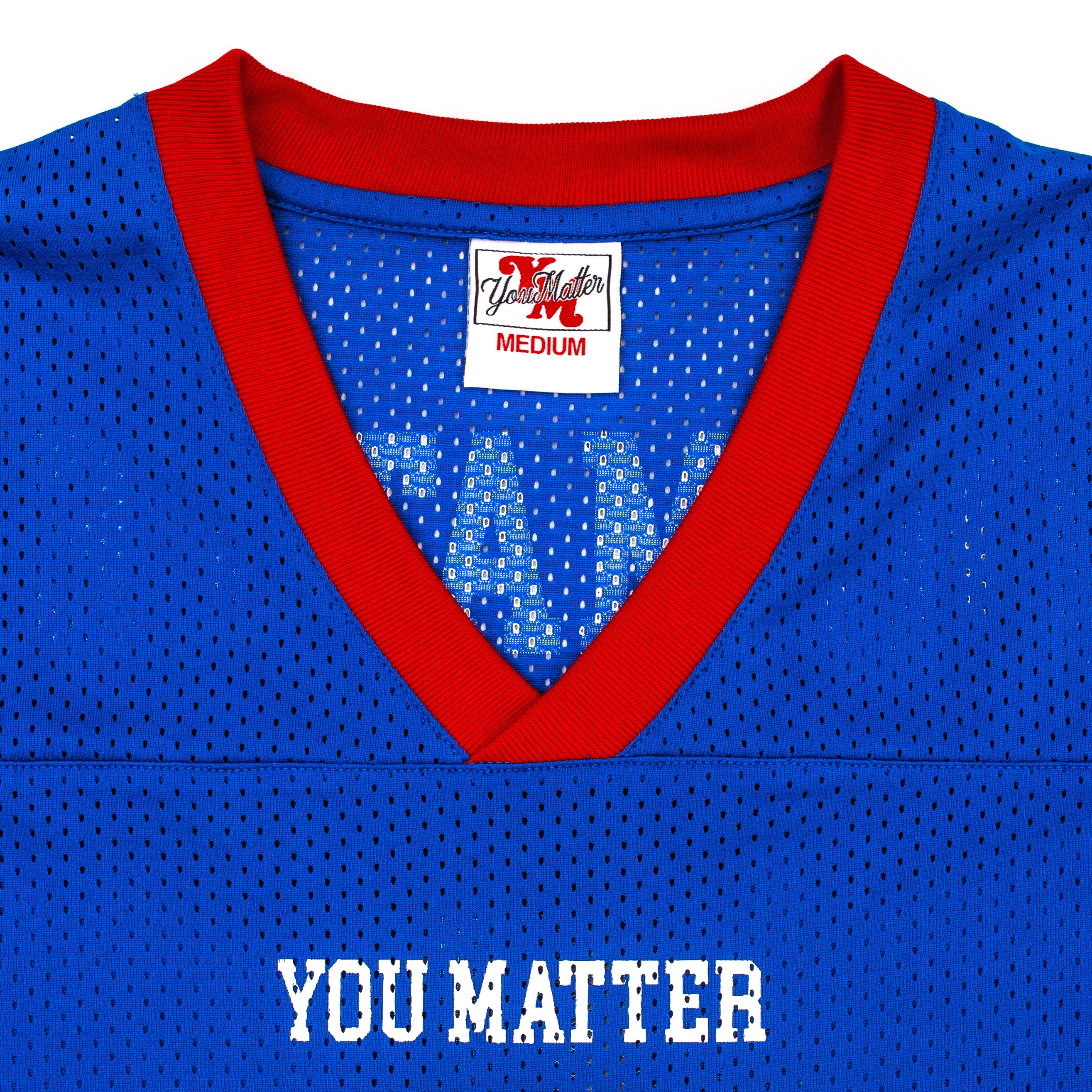You Matter Football Jersey - New York Royal Blue - Image 4