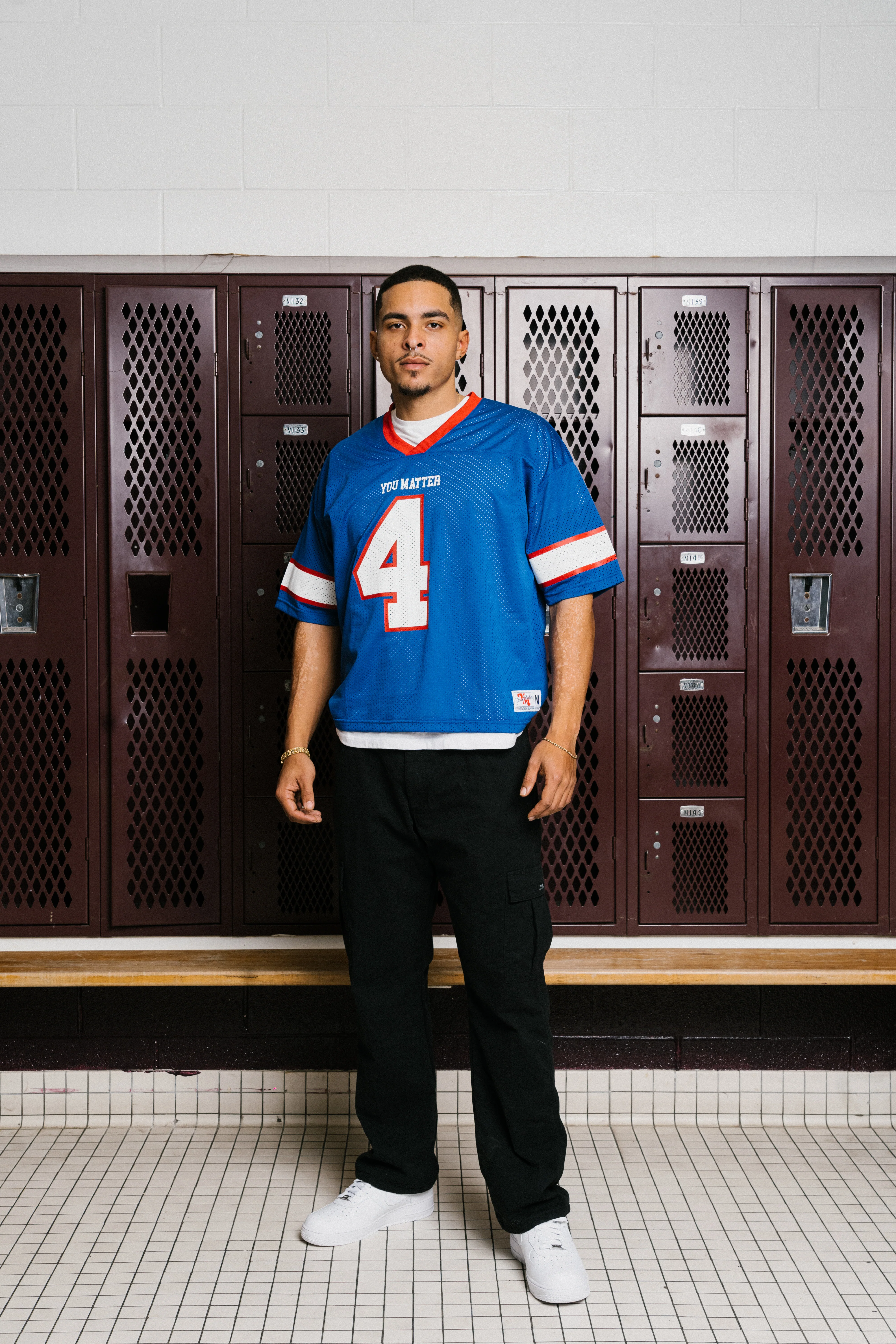 You Matter Football Jersey - New York Royal Blue - Image 7
