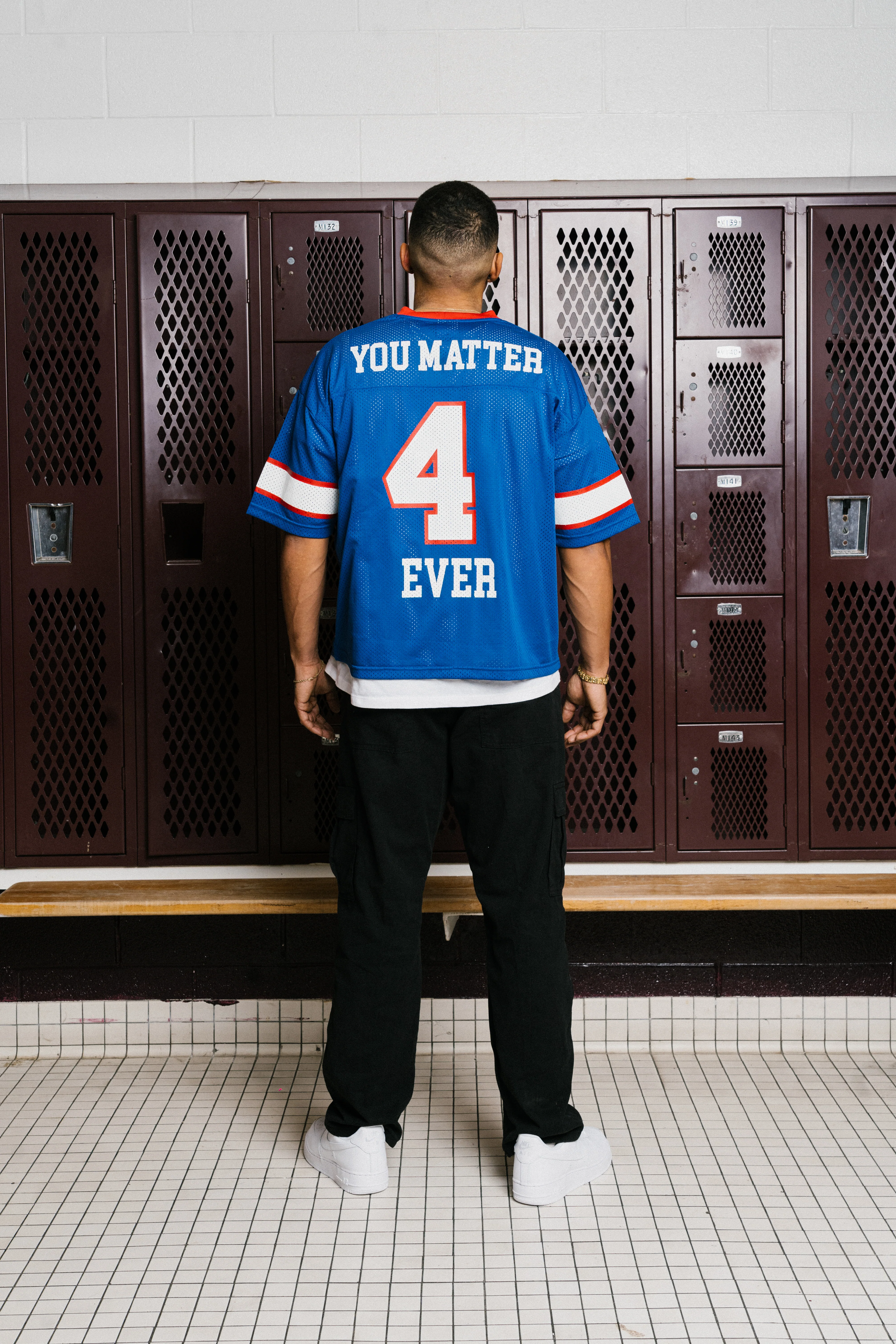 You Matter Football Jersey - New York Royal Blue - Image 8