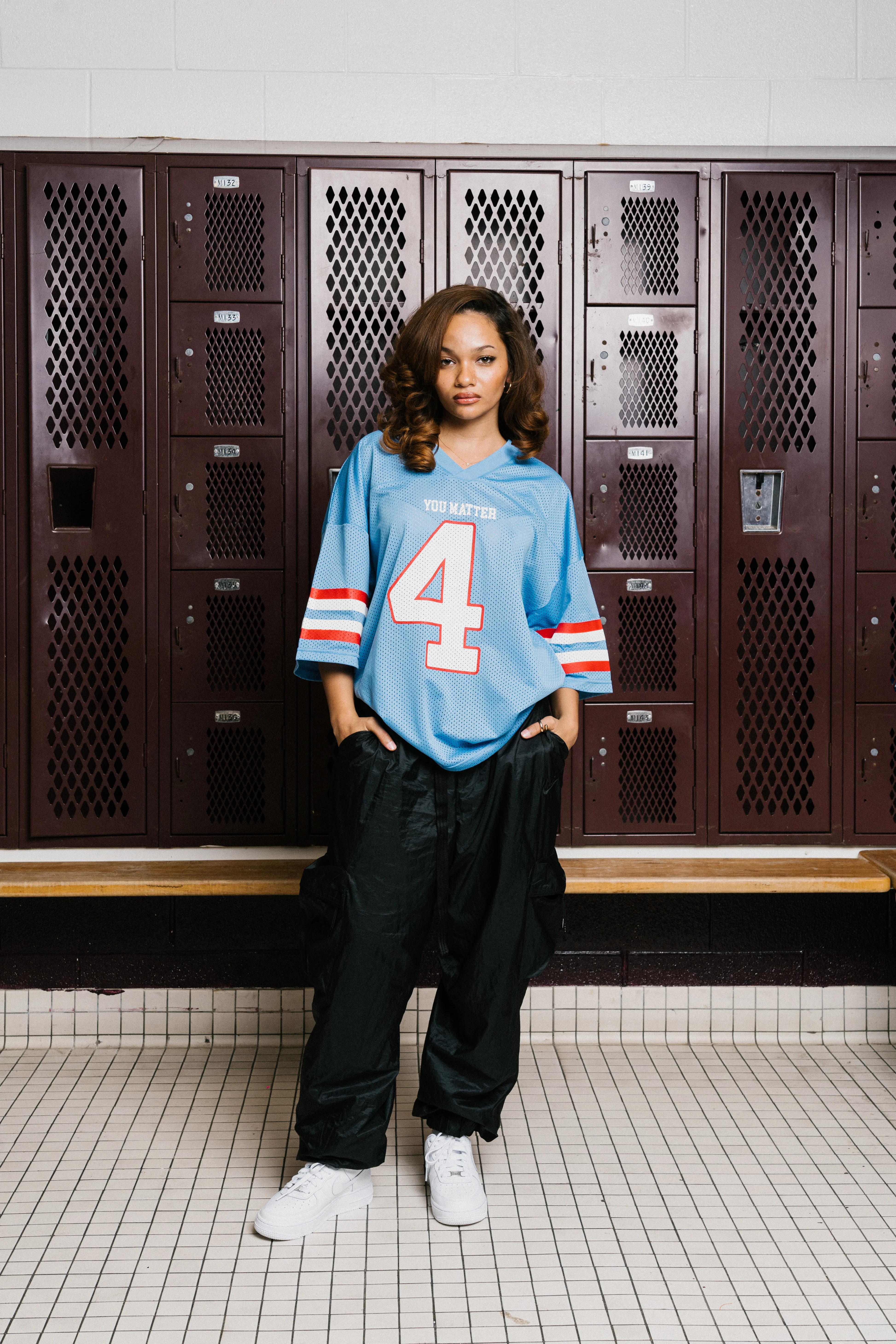 You Matter Football Jersey - Baby Blue - Image 6
