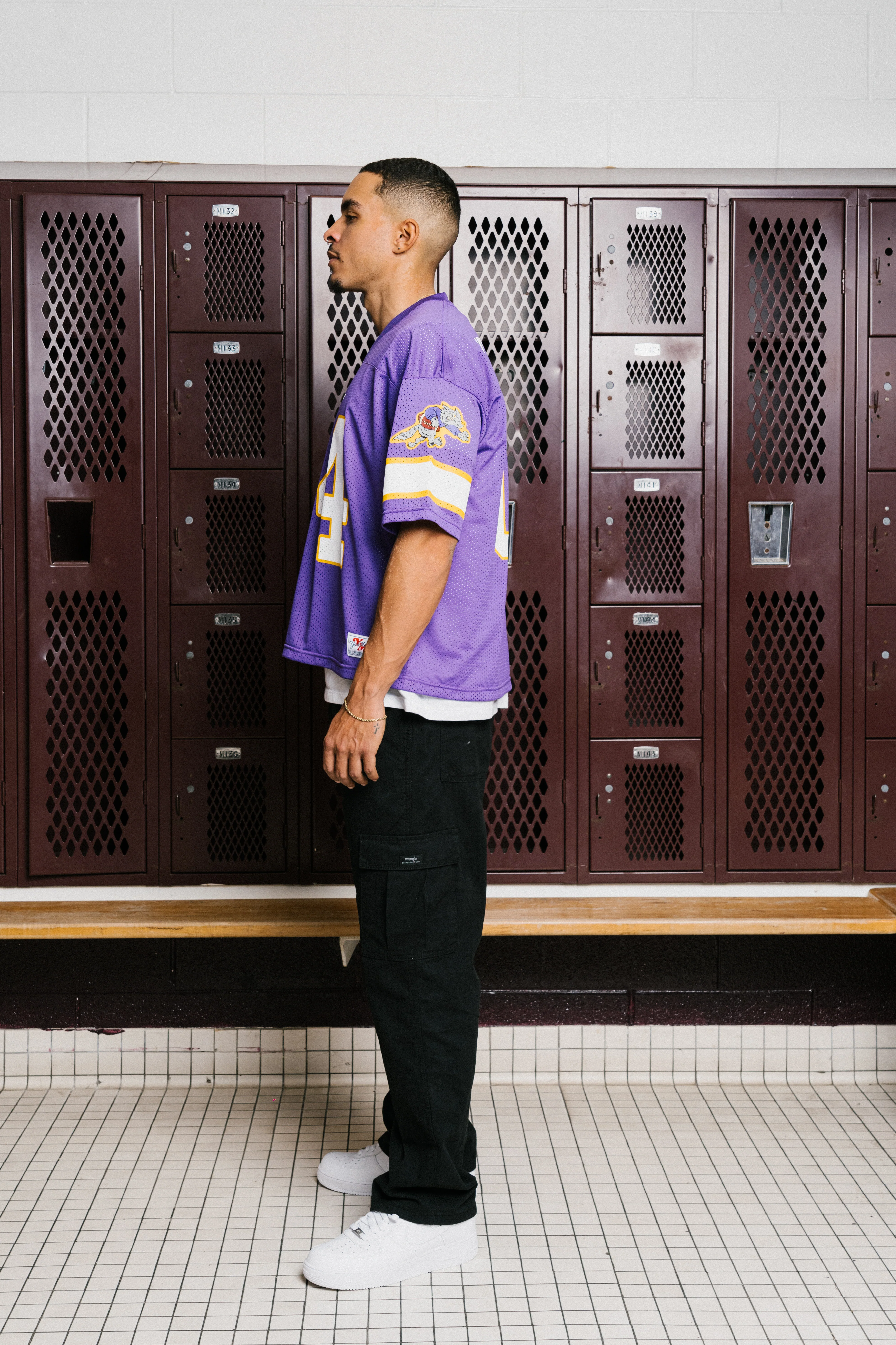 You Matter Football Jersey - Purple & Yellow - Image 15
