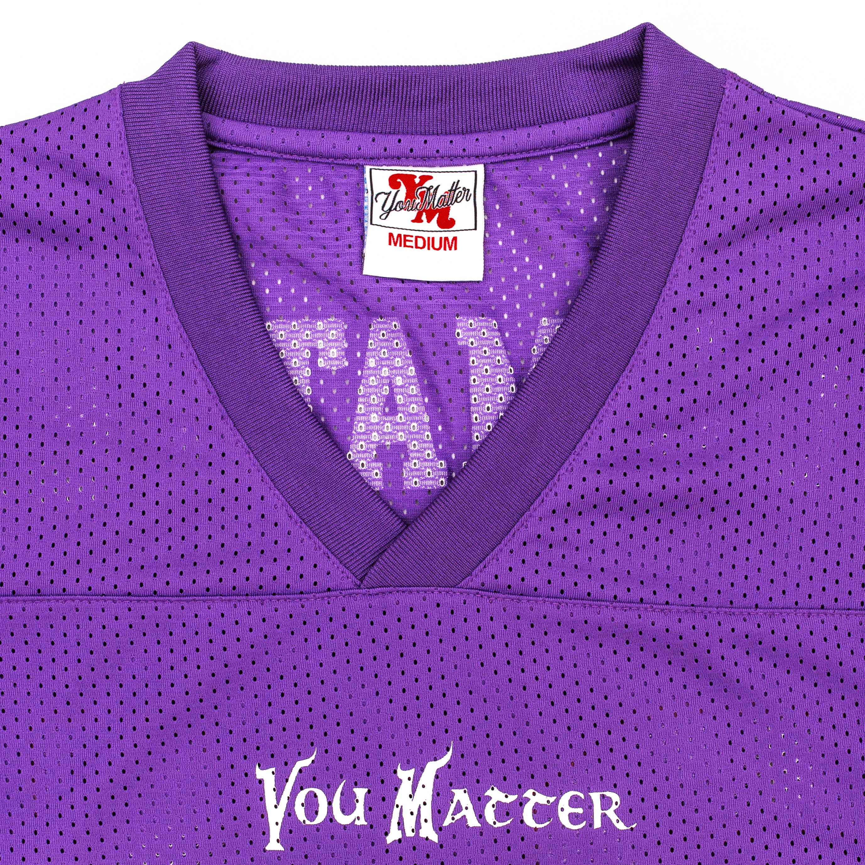 You Matter Football Jersey - Purple & Yellow - Image 7