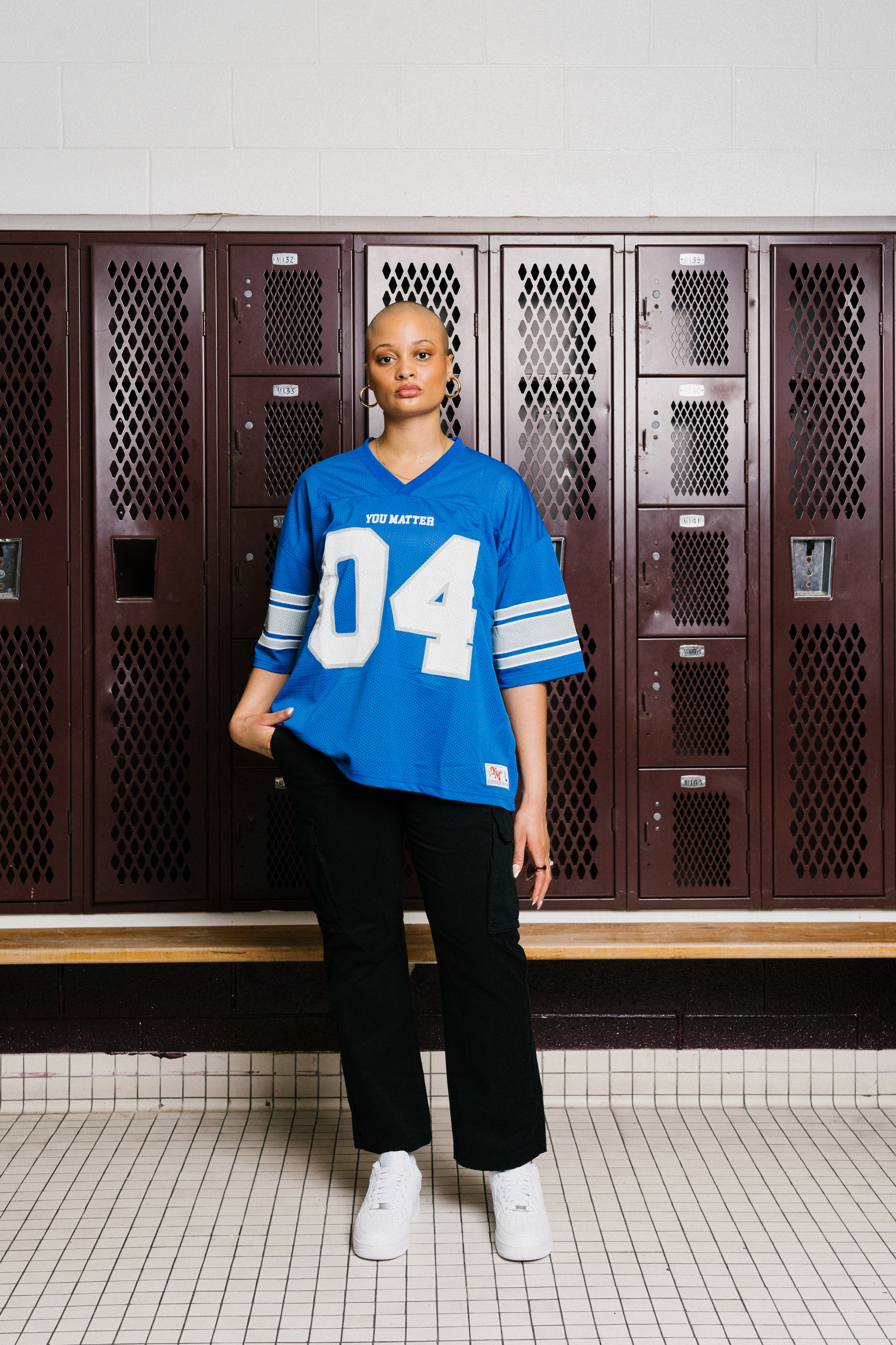 You Matter Football Jersey - YM Blue - Image 12