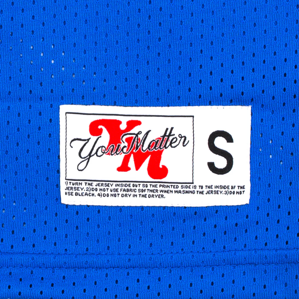 You Matter Football Jersey - YM Blue - Image 5