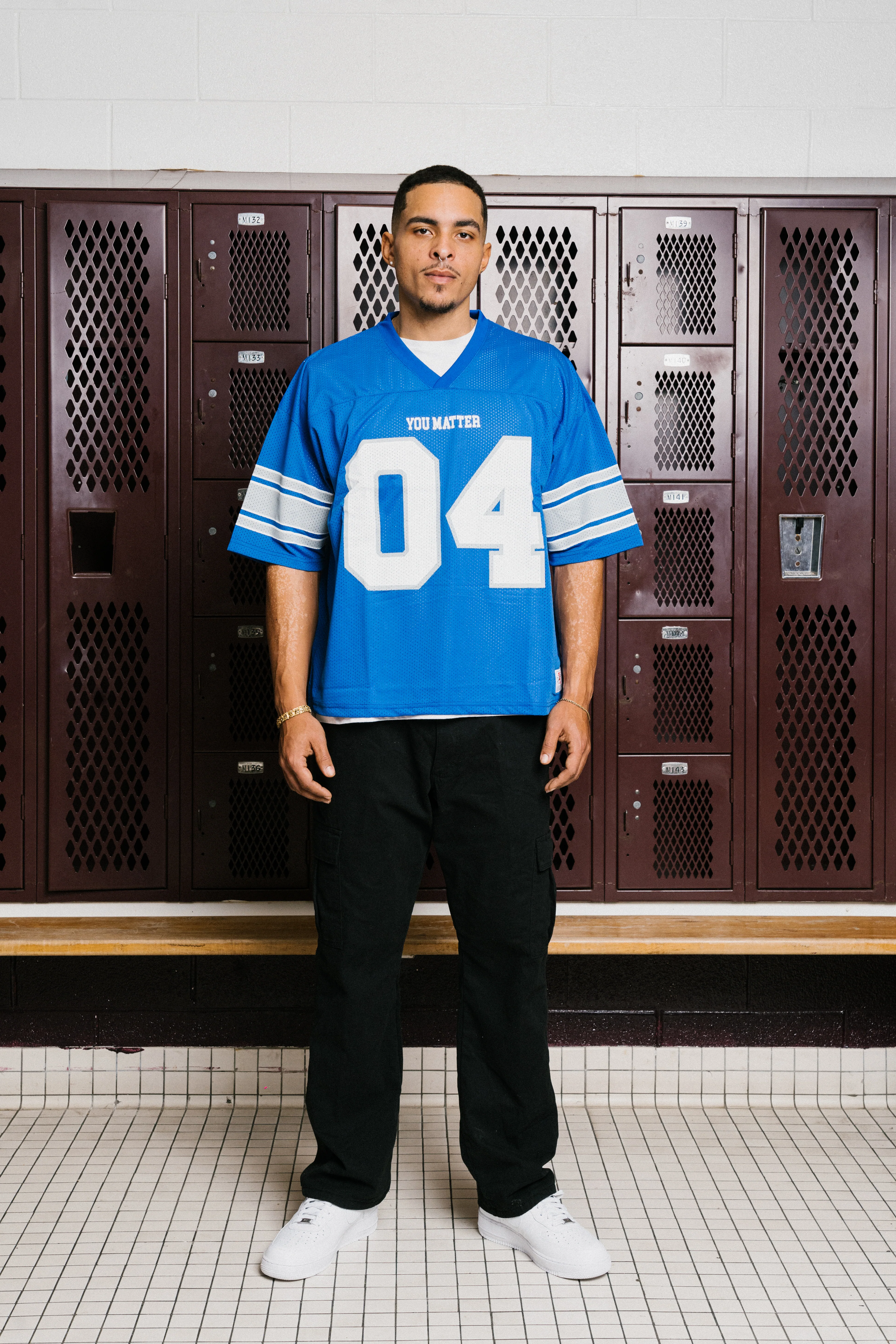 You Matter Football Jersey - YM Blue - Image 7