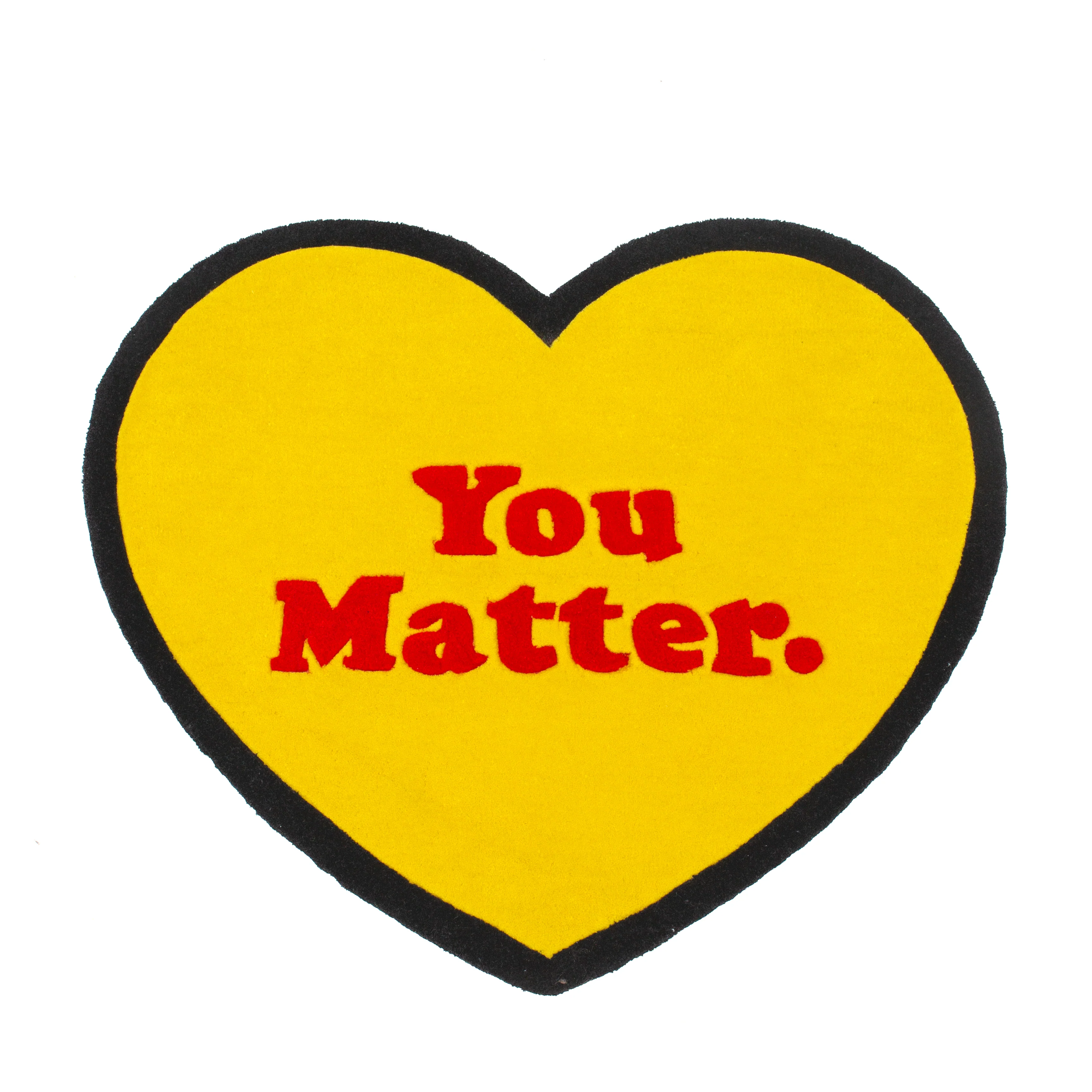 You Matter Heart Rug - Image 4