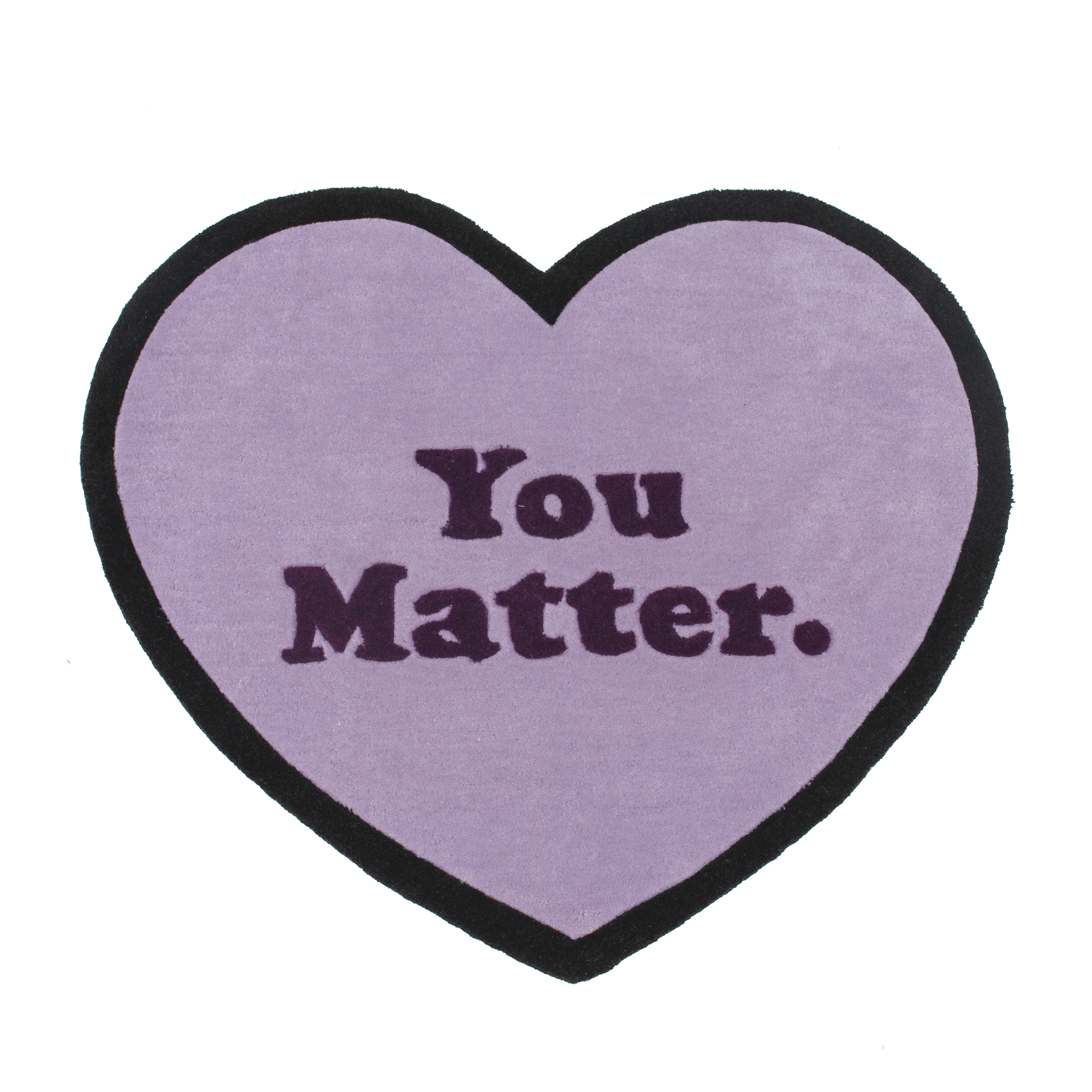 You Matter Heart Rug - Image 5