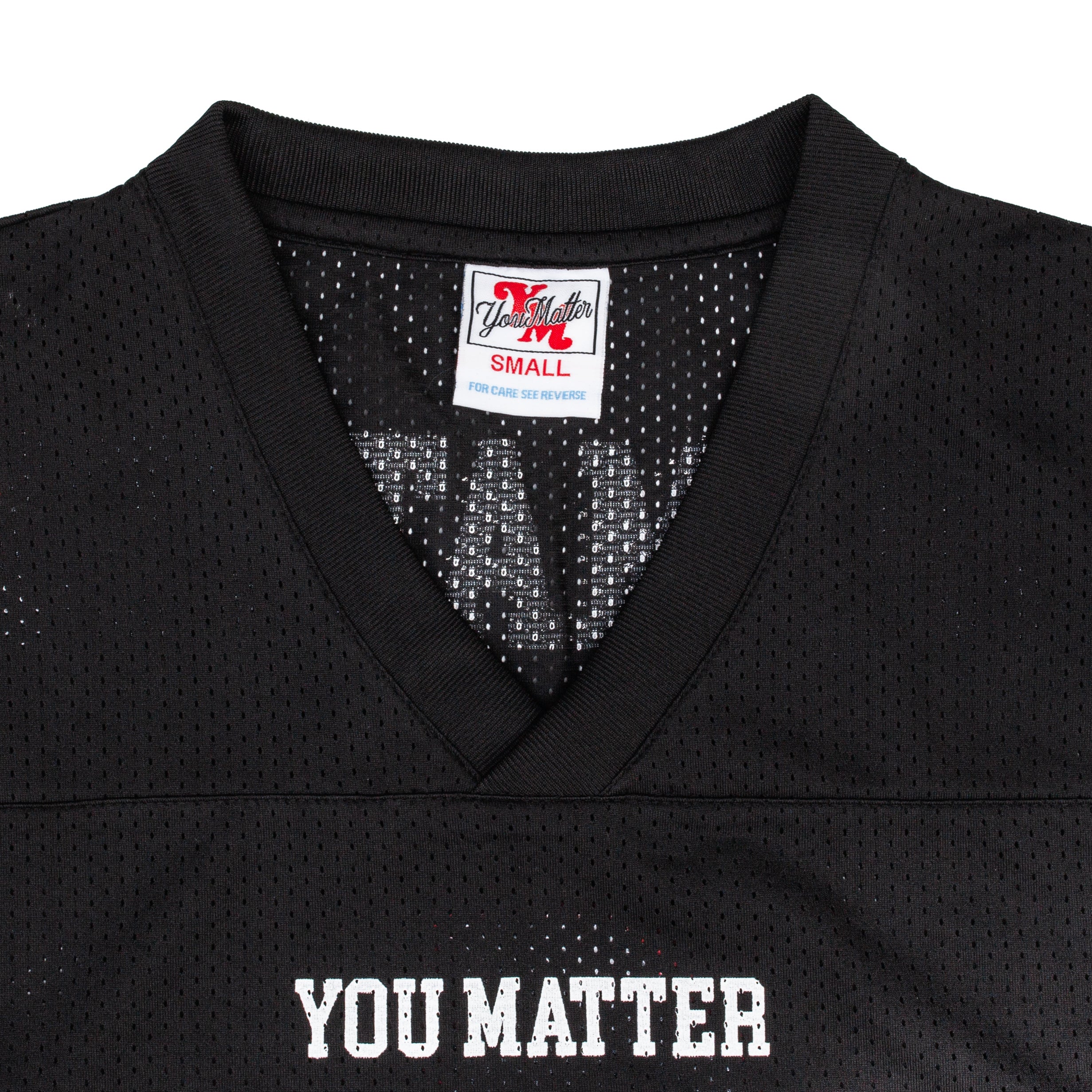 You Matter Football Jersey - Black/Red - Image 6