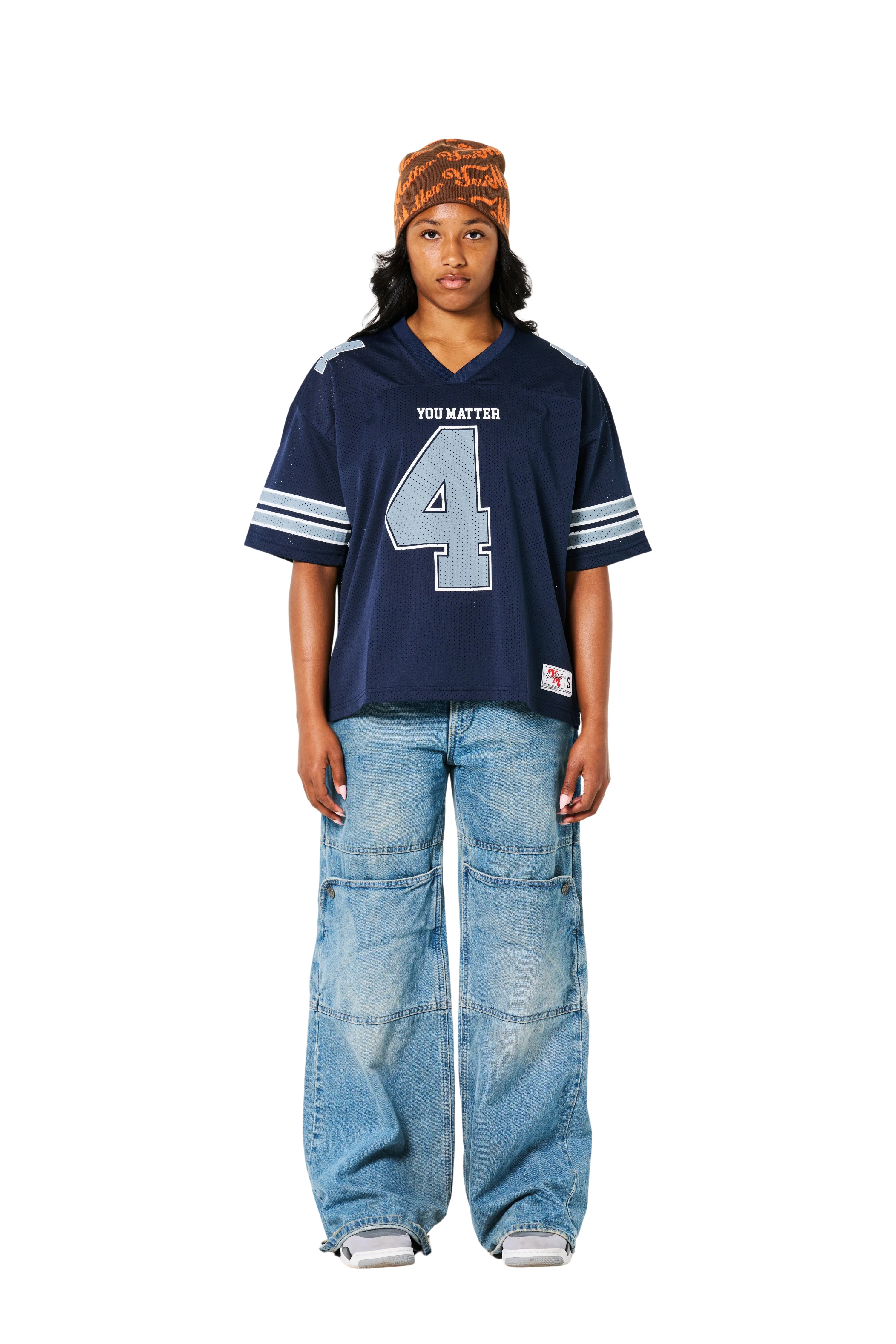 You Matter Football Jersey - Navy