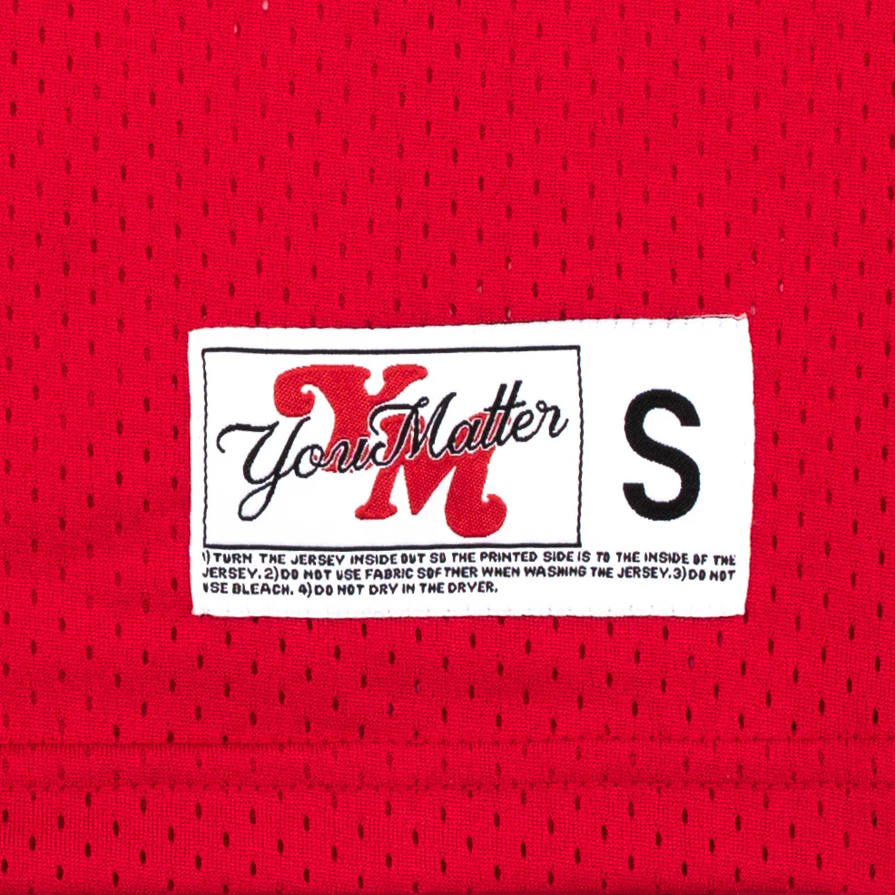 You Matter Football Jersey - Red/Gold - Image 5