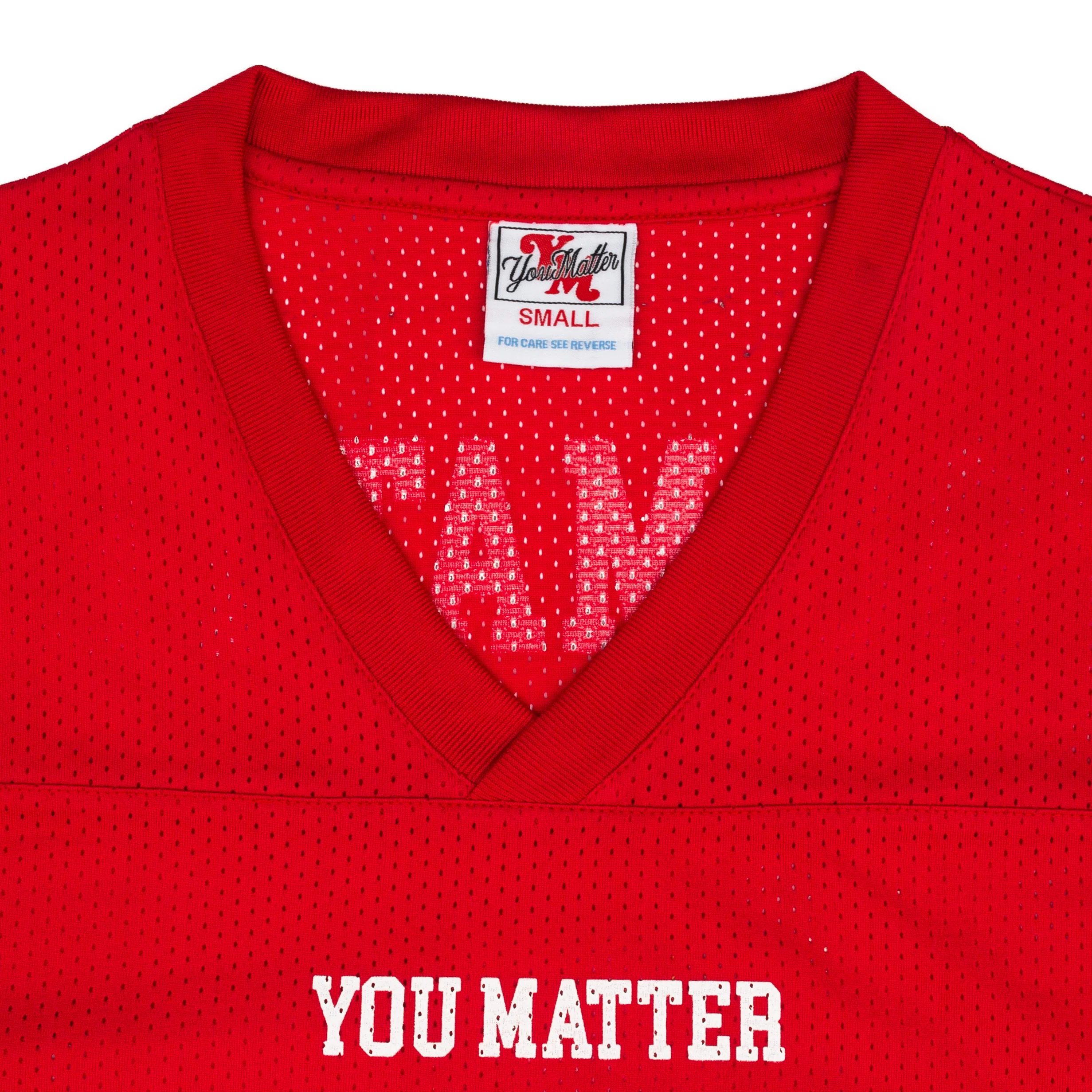 You Matter Football Jersey - Red/Gold - Image 6