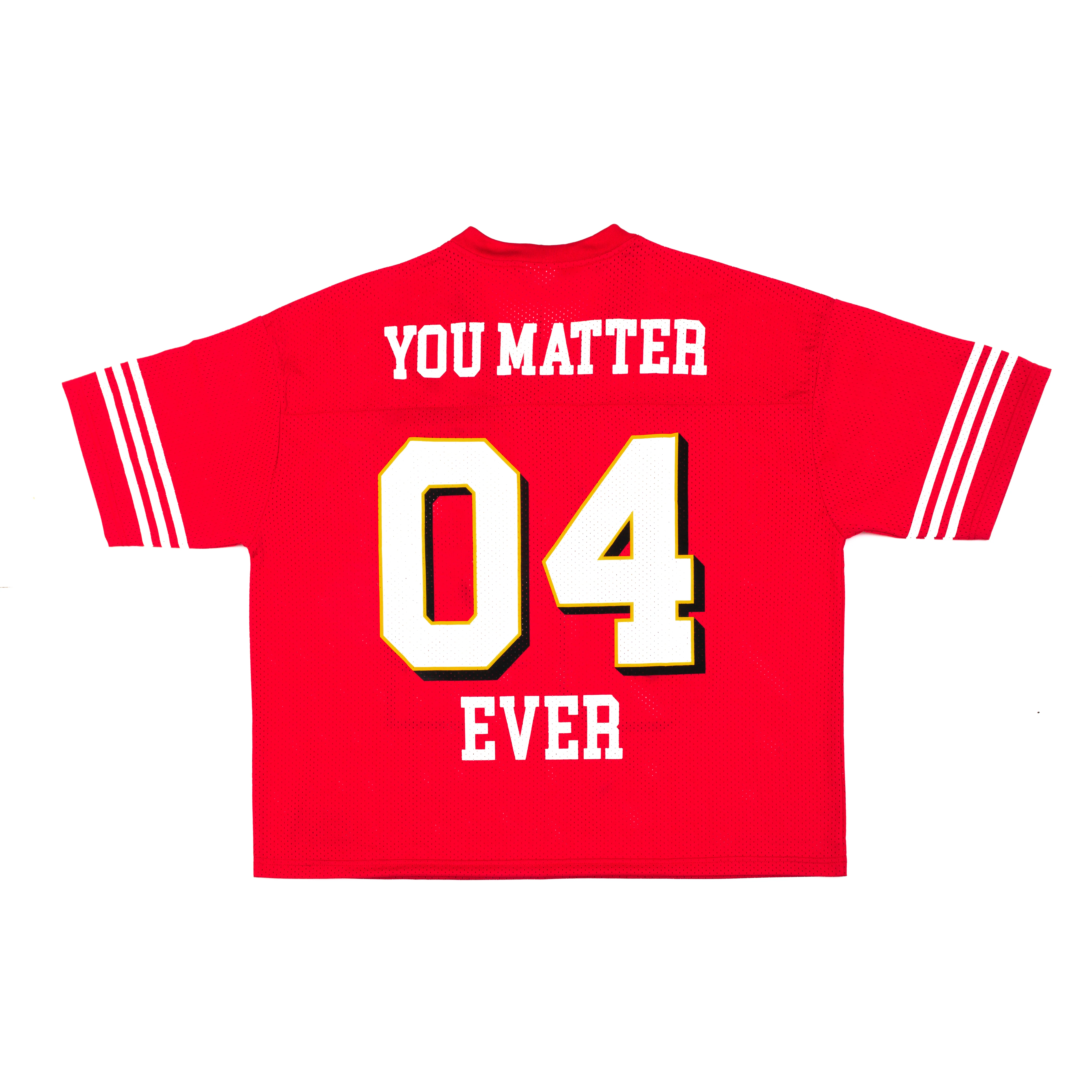 You Matter Football Jersey - Red/White - Image 3