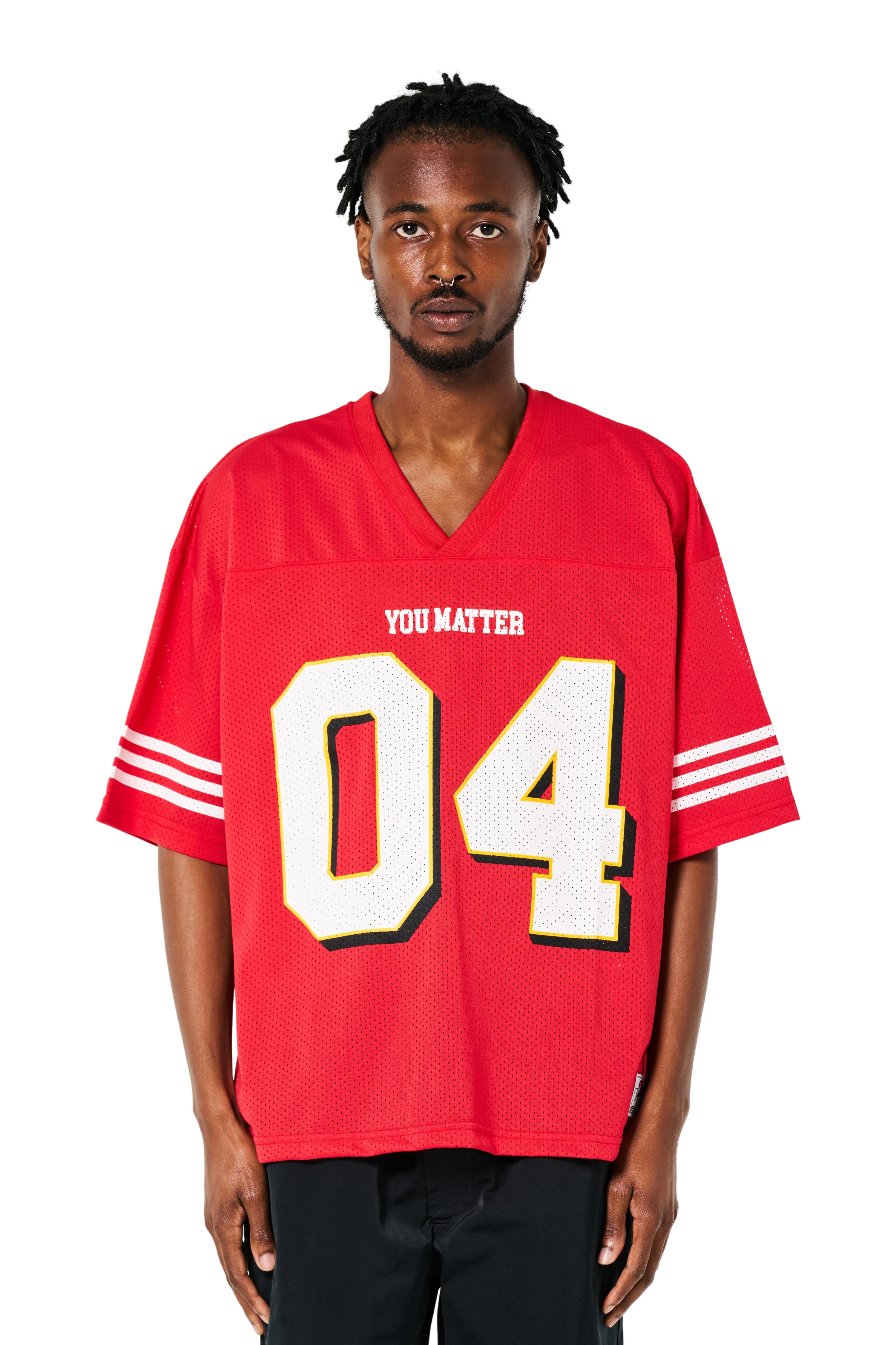 You Matter Football Jersey - Red/White - Image 8